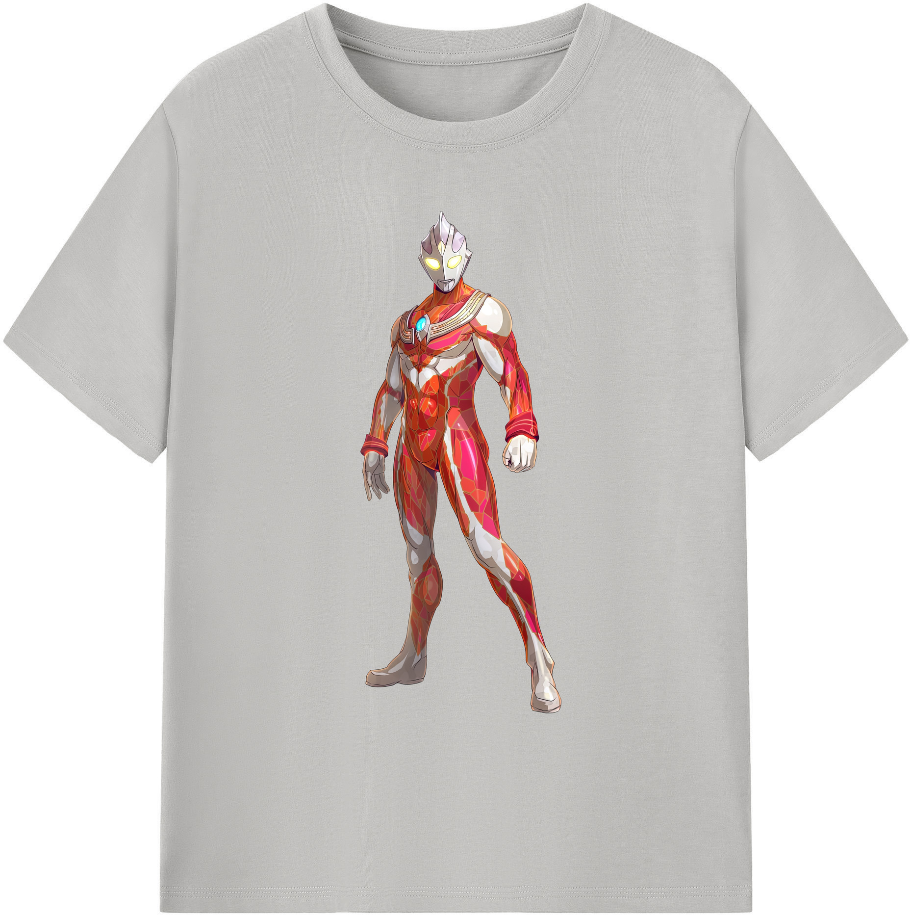 （画像用） ウルトラマン Ultraman 綿100％ メンズ半袖Tシャツ｜肌触りやわらか＆通気性