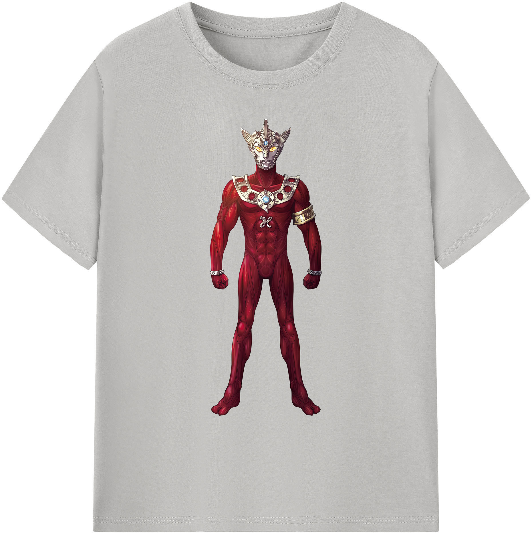 （画像用） ウルトラマン Ultraman 綿100％ メンズ半袖Tシャツ｜肌触りやわらか＆通気性