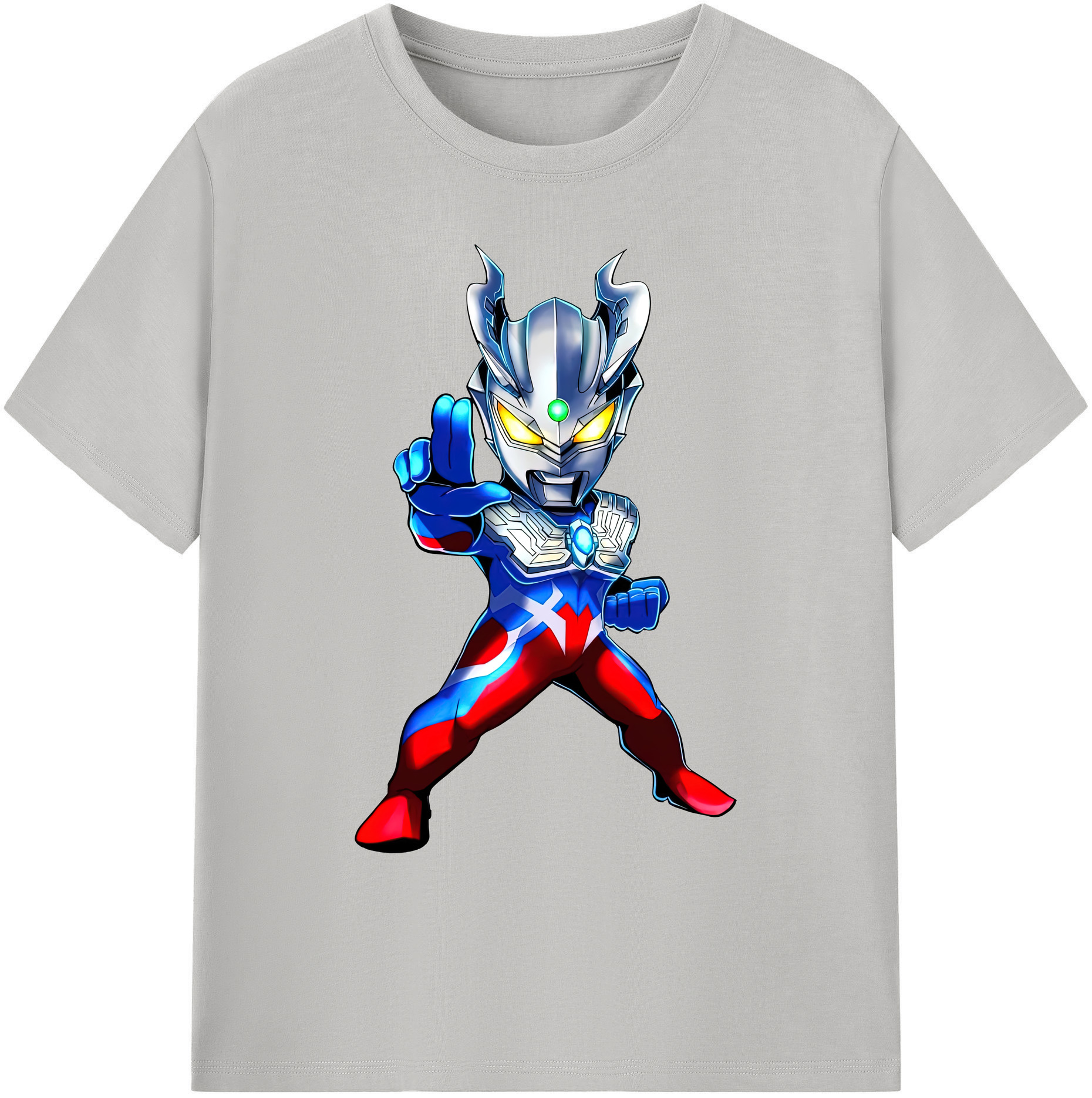 （画像用） ウルトラマン Ultraman 綿100％ メンズ半袖Tシャツ｜肌触りやわらか＆通気性