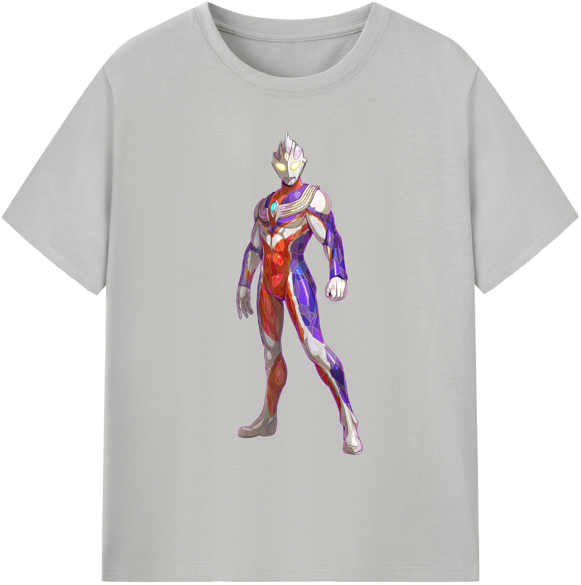 （画像用） ウルトラマン Ultraman 綿100％ メンズ半袖Tシャツ｜肌触りやわらか＆通気性