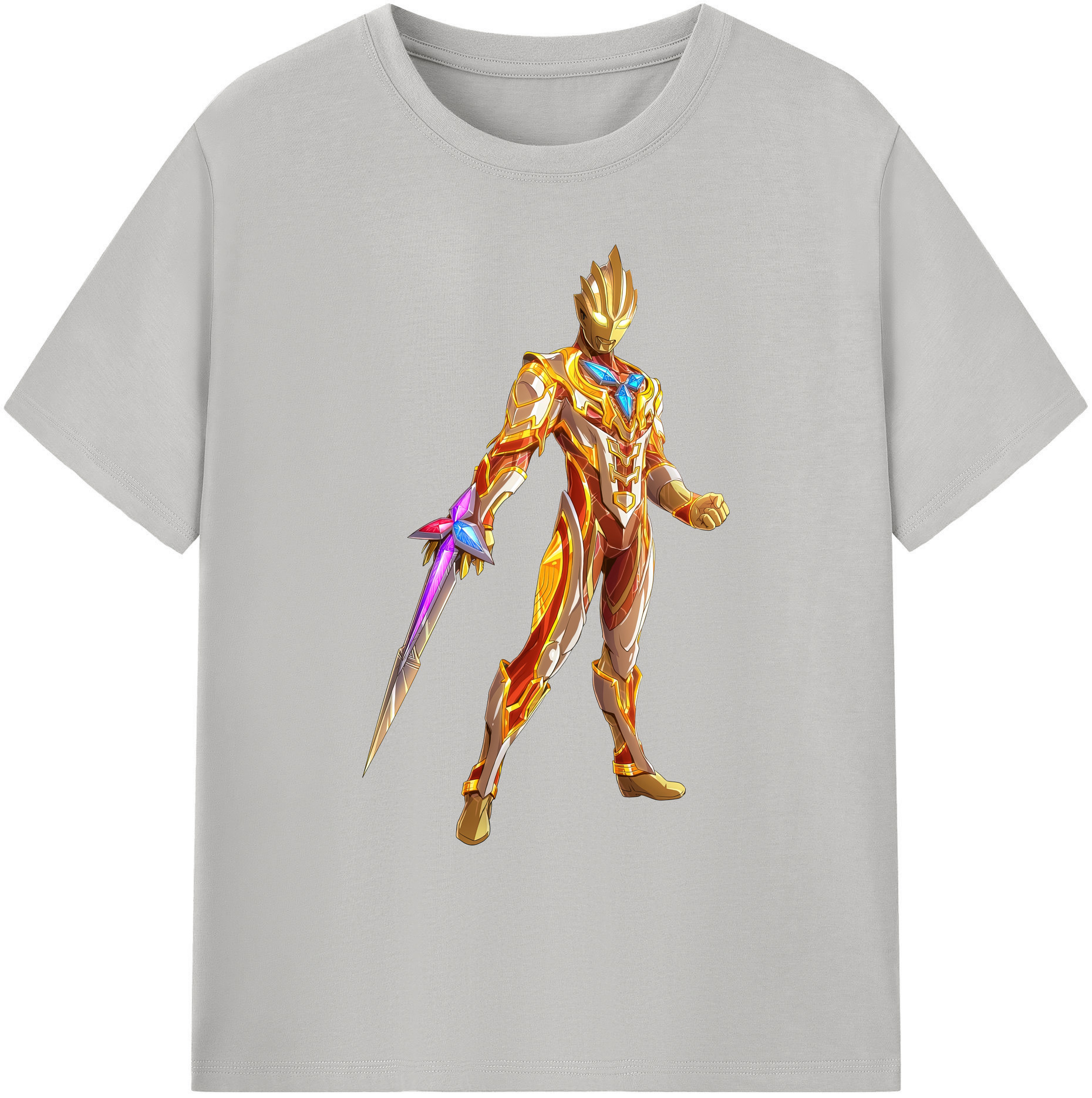 （画像用） ウルトラマン Ultraman 綿100％ メンズ半袖Tシャツ｜肌触りやわらか＆通気性