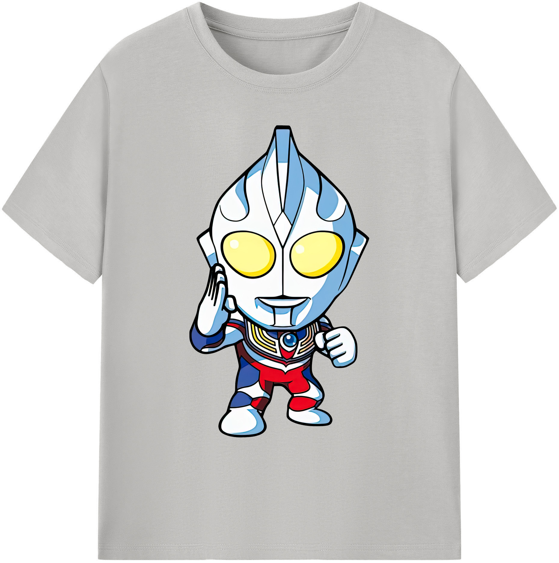 （画像用） ウルトラマン Ultraman 綿100％ メンズ半袖Tシャツ｜肌触りやわらか＆通気性
