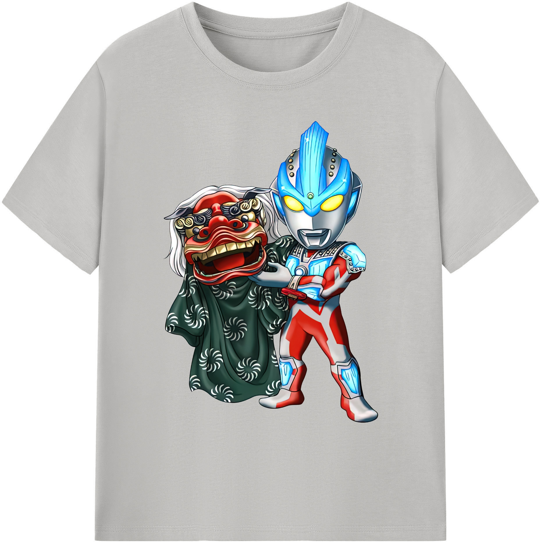 （画像用） ウルトラマン Ultraman 綿100％ メンズ半袖Tシャツ｜肌触りやわらか＆通気性
