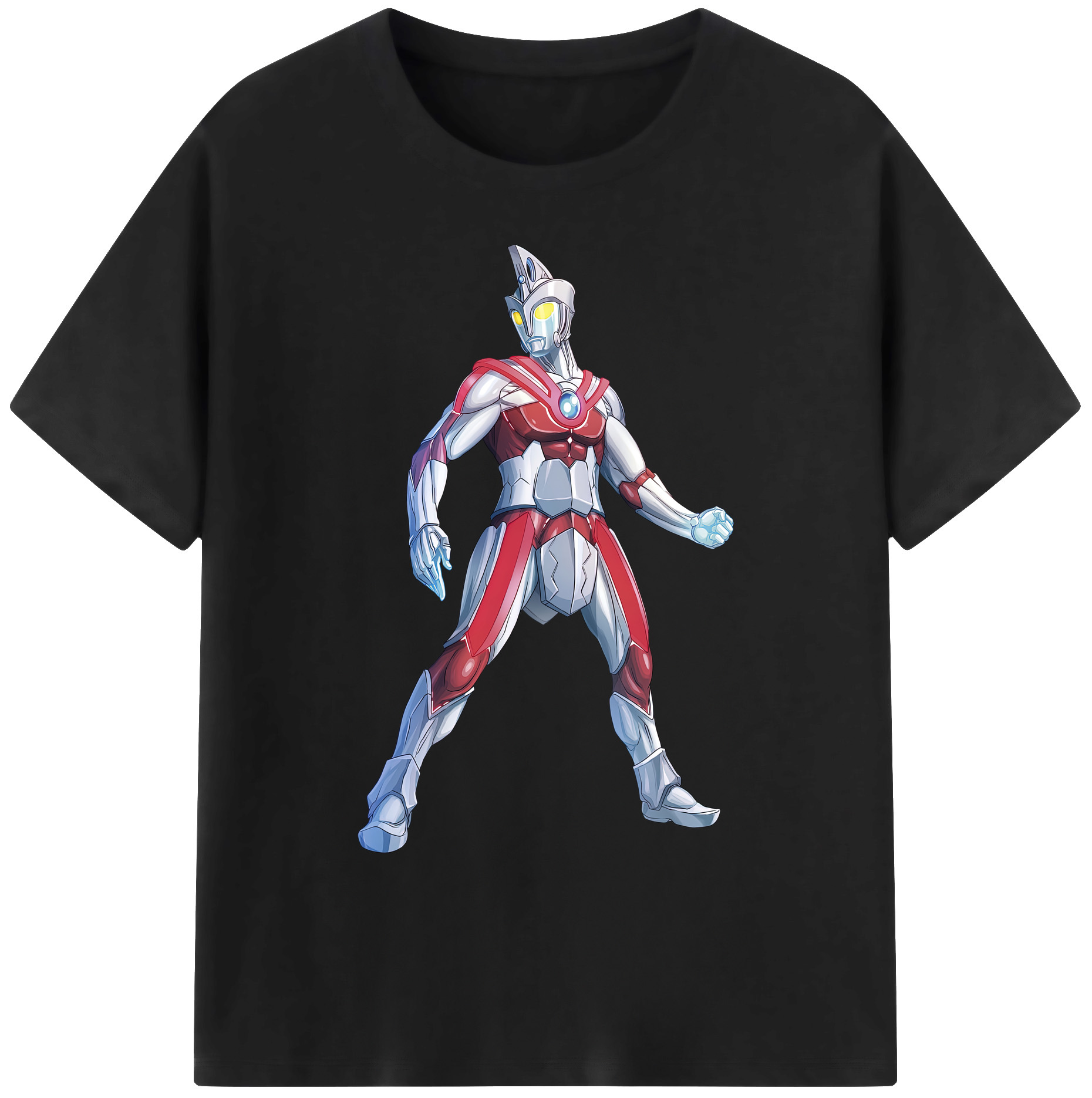 （画像用） ウルトラマン Ultraman 綿100％ メンズ半袖Tシャツ｜肌触りやわらか＆通気性