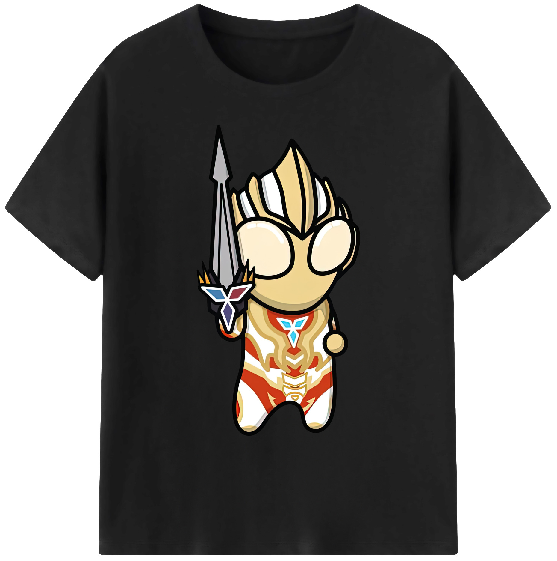 （画像用） ウルトラマン Ultraman 綿100％ メンズ半袖Tシャツ｜肌触りやわらか＆通気性