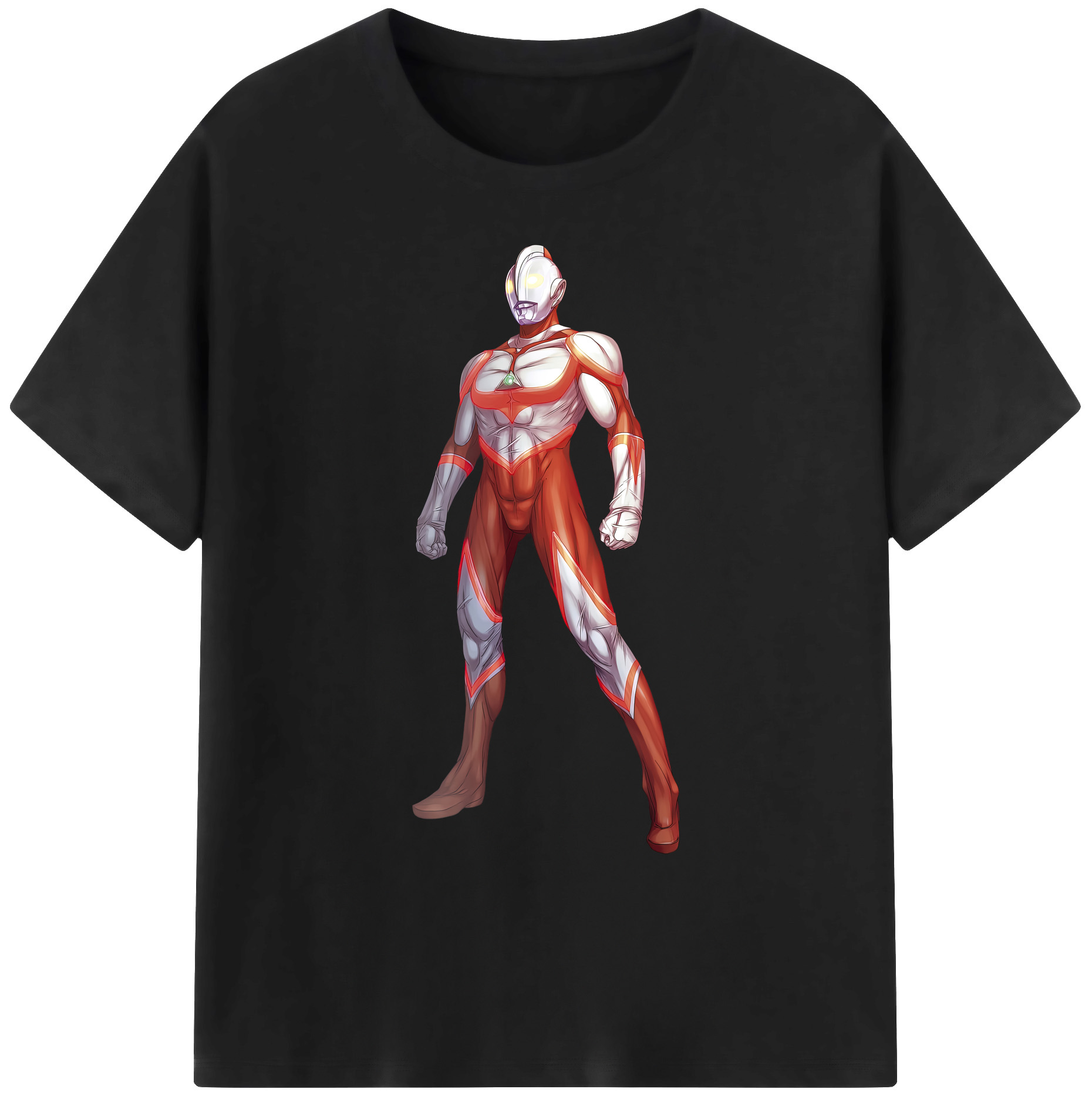 （画像用） ウルトラマン Ultraman 綿100％ メンズ半袖Tシャツ｜肌触りやわらか＆通気性
