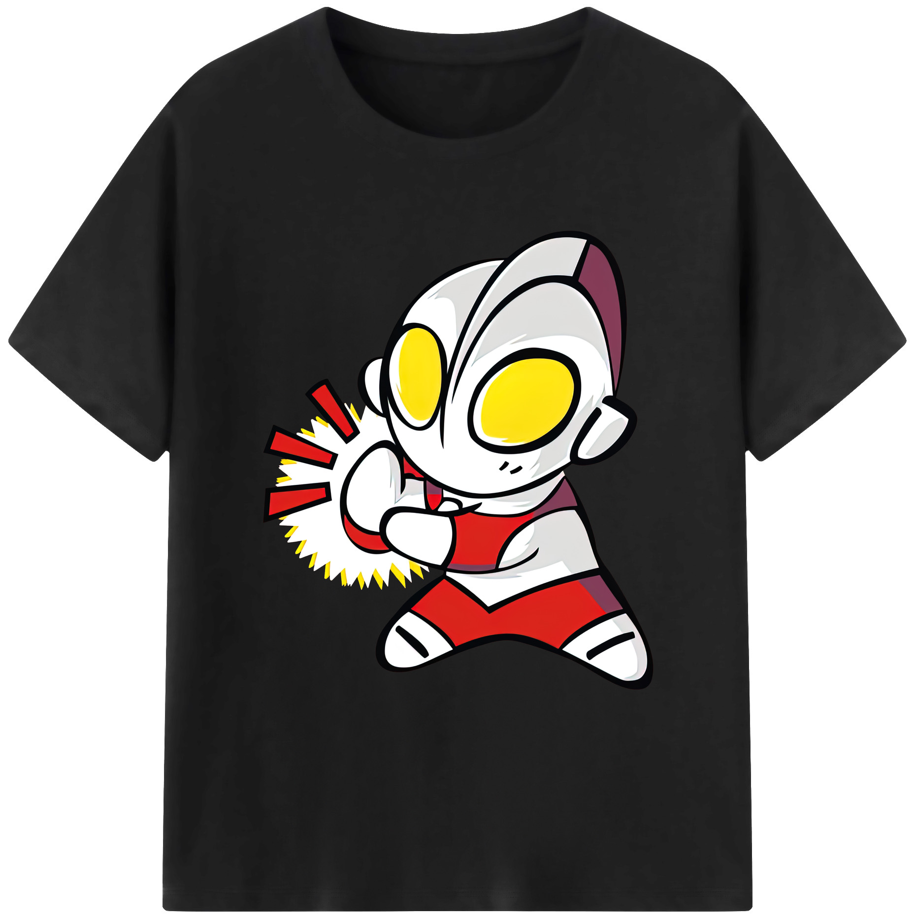 （画像用） ウルトラマン Ultraman 綿100％ メンズ半袖Tシャツ｜肌触りやわらか＆通気性