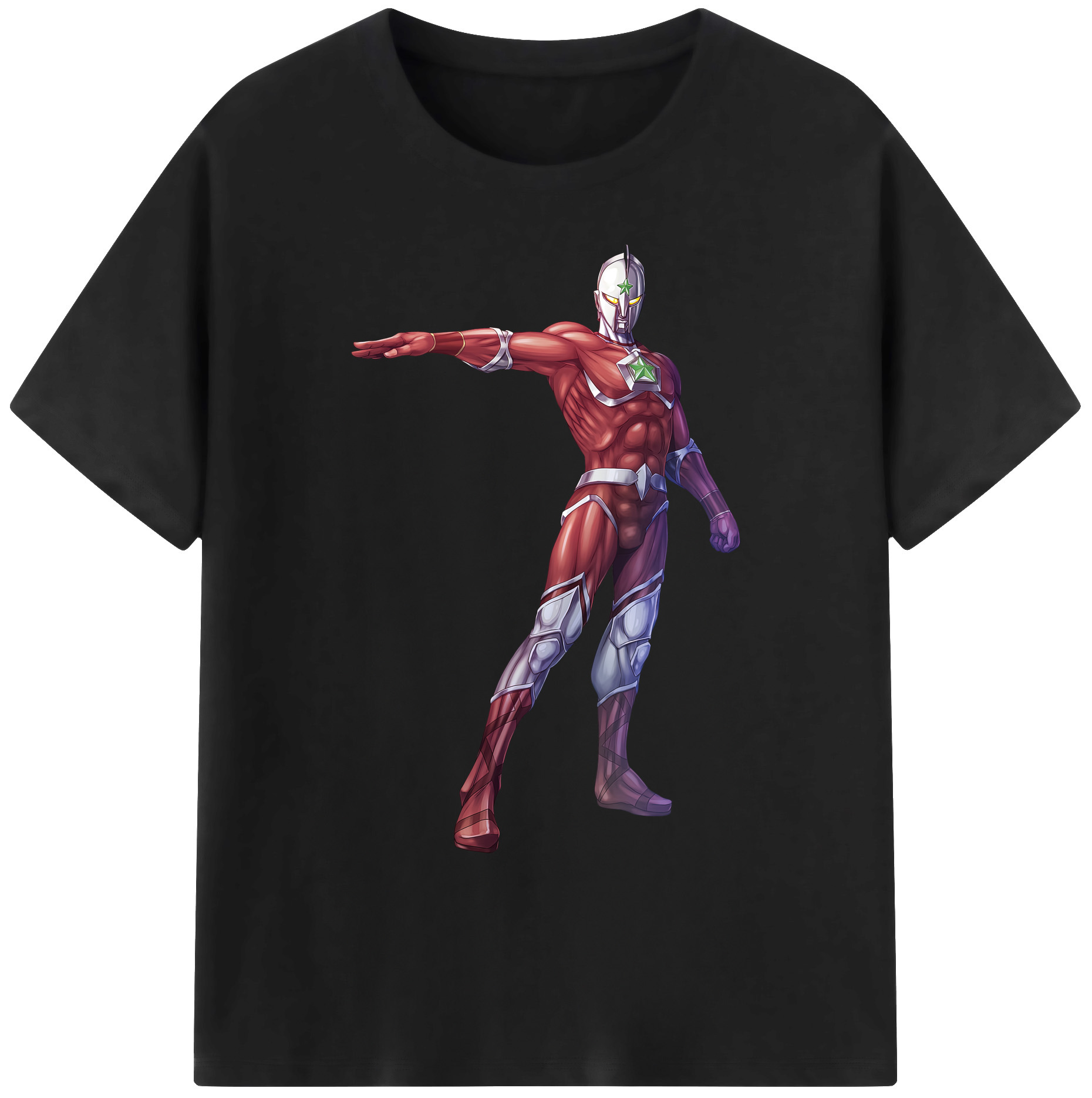 （画像用） ウルトラマン Ultraman 綿100％ メンズ半袖Tシャツ｜肌触りやわらか＆通気性