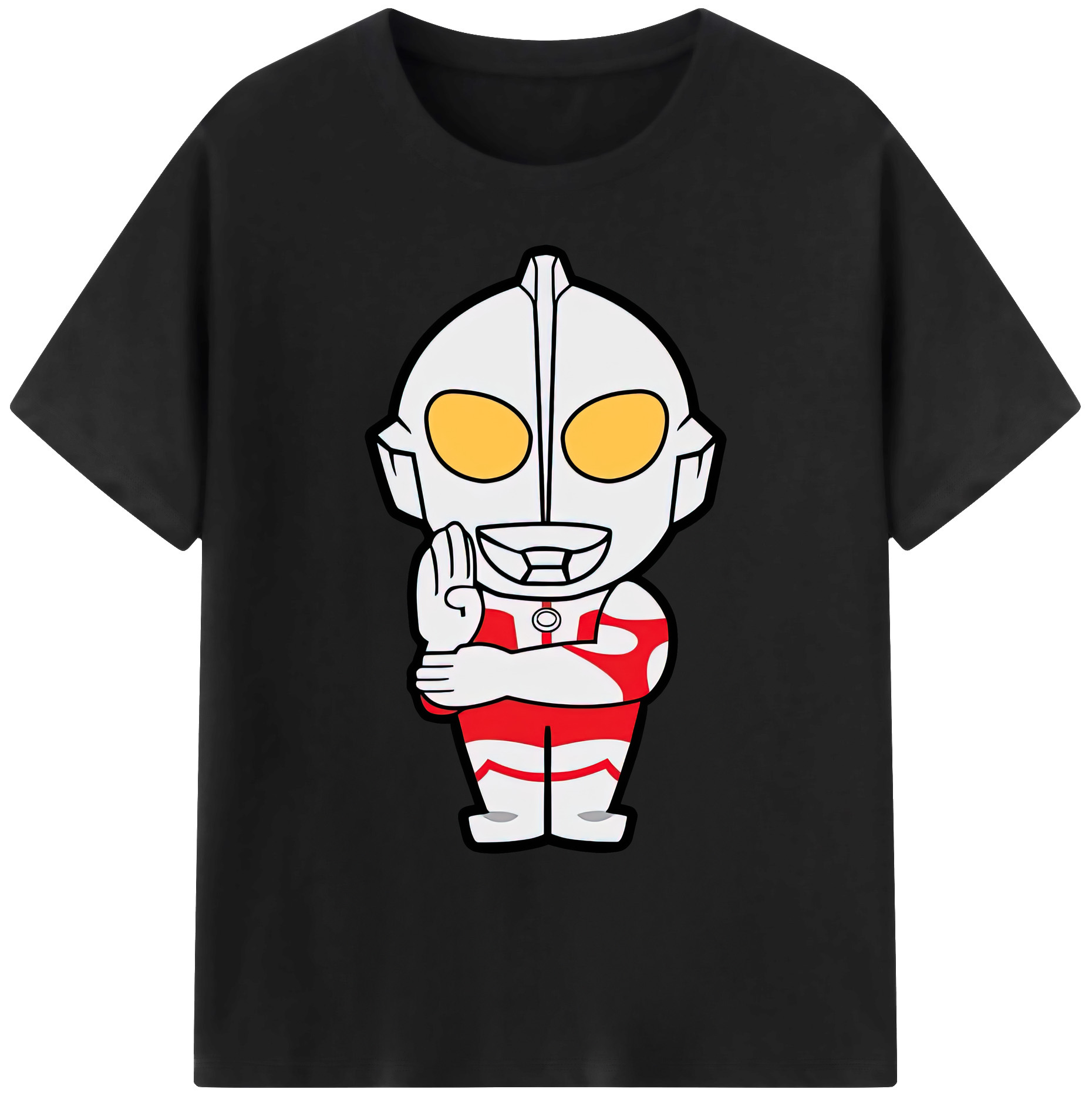 （画像用） ウルトラマン Ultraman 綿100％ メンズ半袖Tシャツ｜肌触りやわらか＆通気性