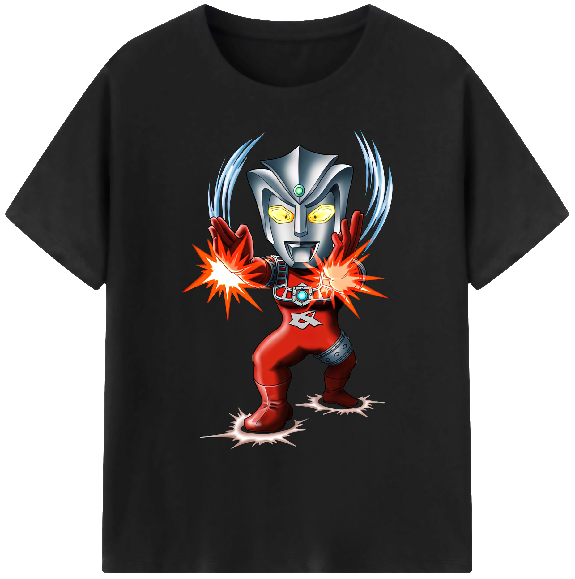 （画像用） ウルトラマン Ultraman 綿100％ メンズ半袖Tシャツ｜肌触りやわらか＆通気性