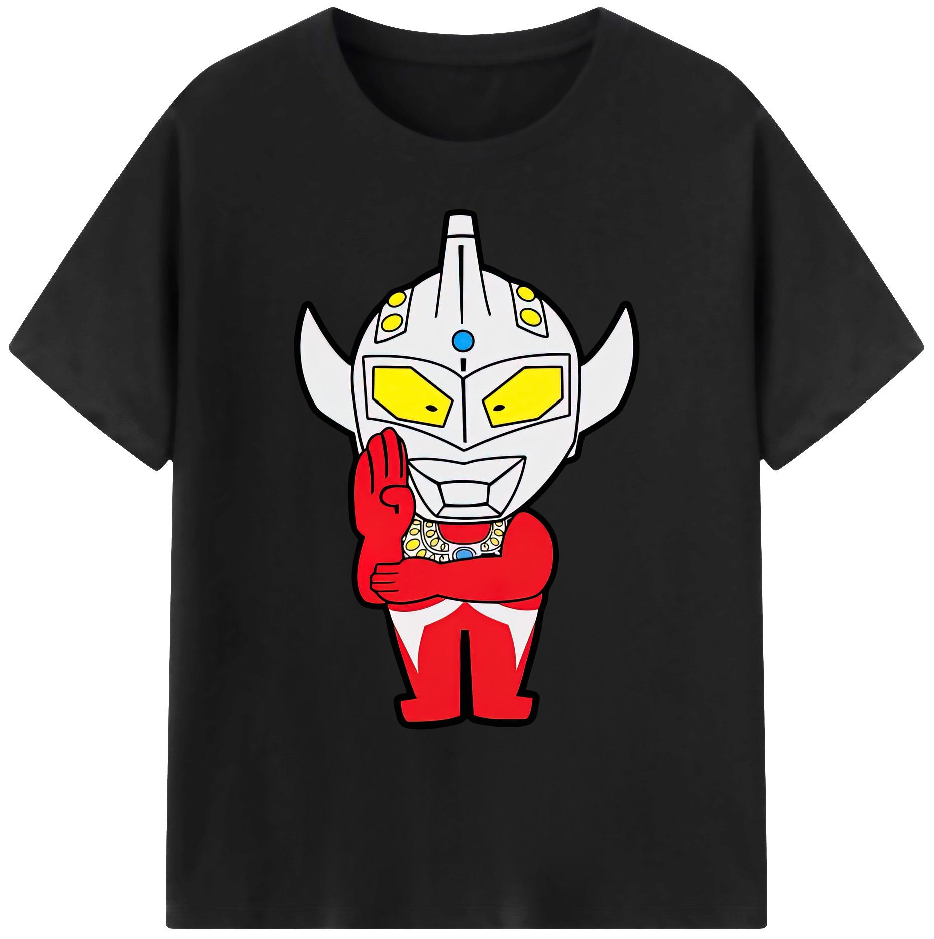 （画像用） ウルトラマン Ultraman 綿100％ メンズ半袖Tシャツ｜肌触りやわらか＆通気性