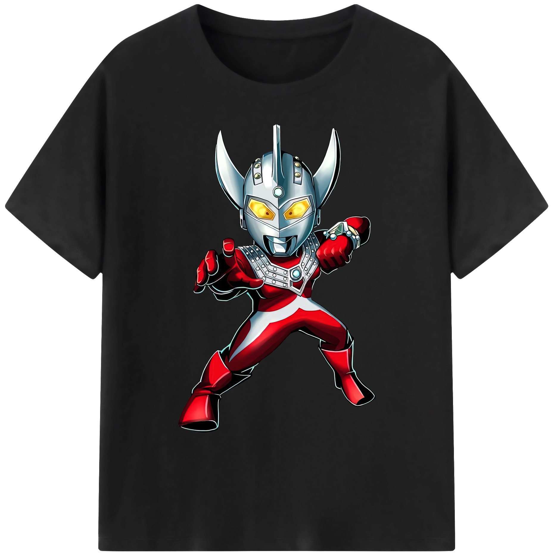 （画像用） ウルトラマン Ultraman 綿100％ メンズ半袖Tシャツ｜肌触りやわらか＆通気性