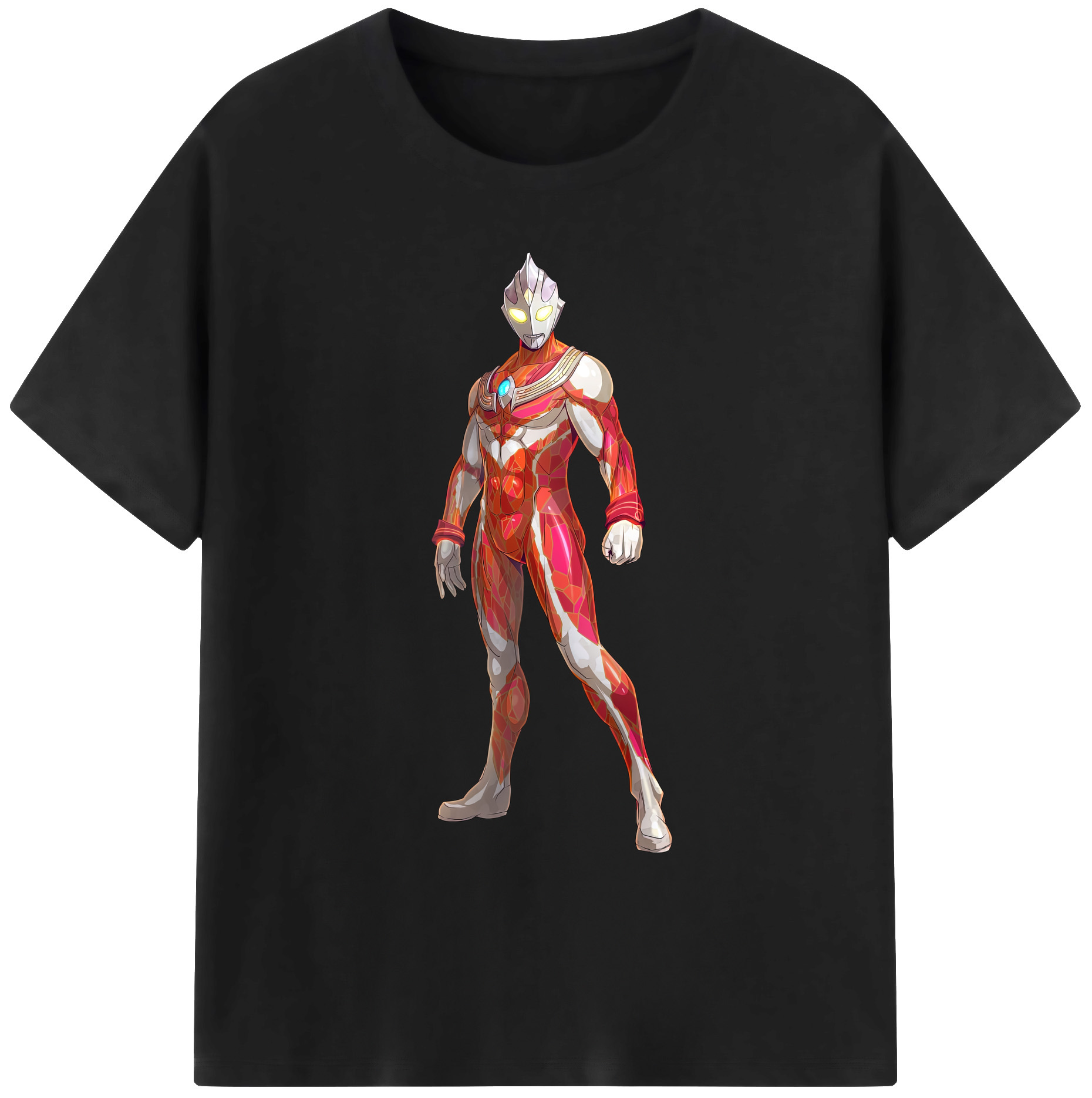 （画像用） ウルトラマン Ultraman 綿100％ メンズ半袖Tシャツ｜肌触りやわらか＆通気性