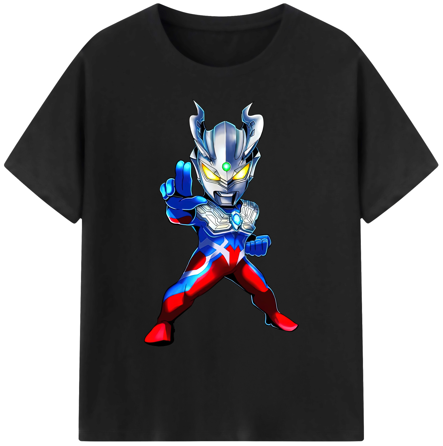 （画像用） ウルトラマン Ultraman 綿100％ メンズ半袖Tシャツ｜肌触りやわらか＆通気性