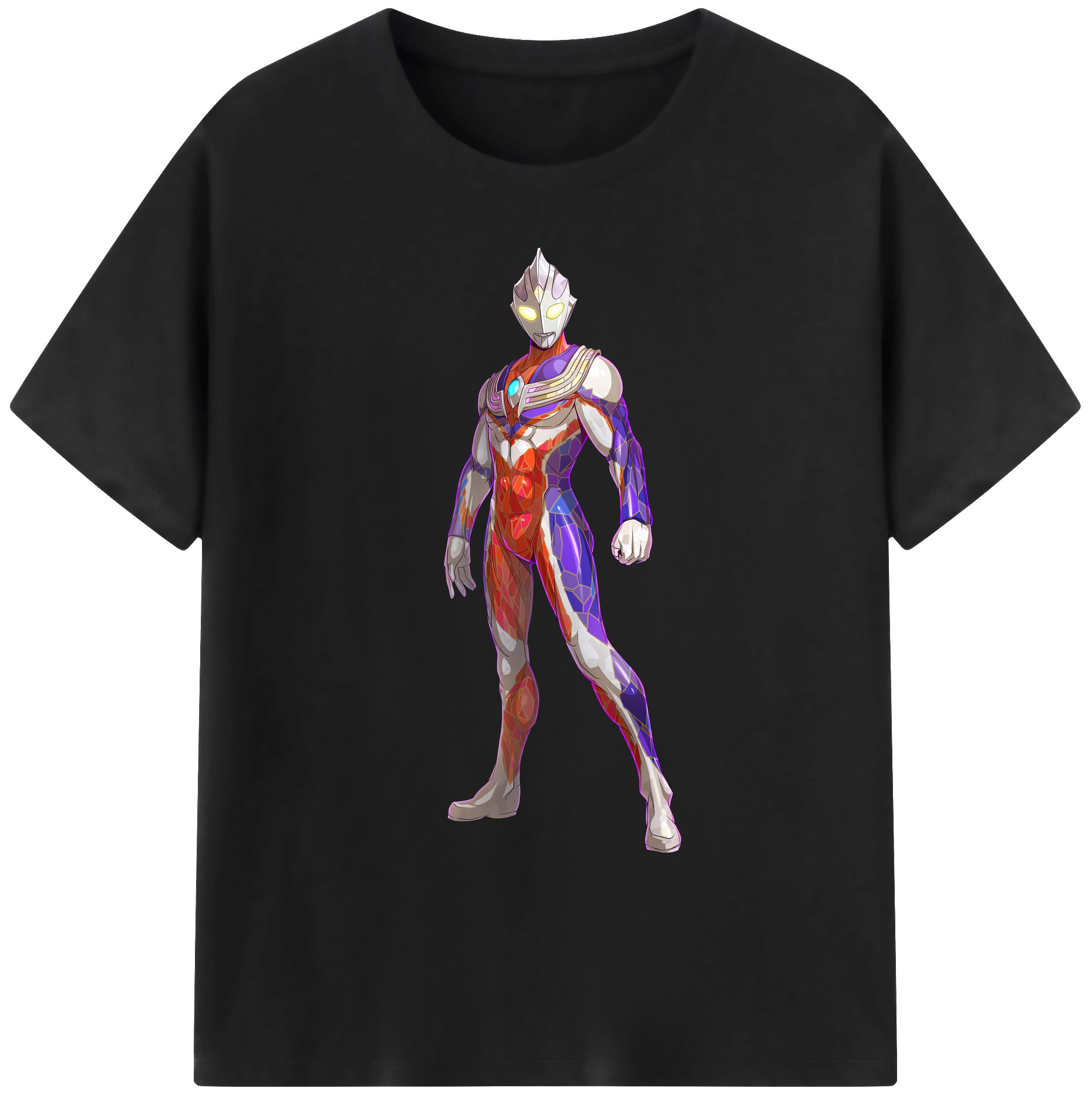 （画像用） ウルトラマン Ultraman 綿100％ メンズ半袖Tシャツ｜肌触りやわらか＆通気性