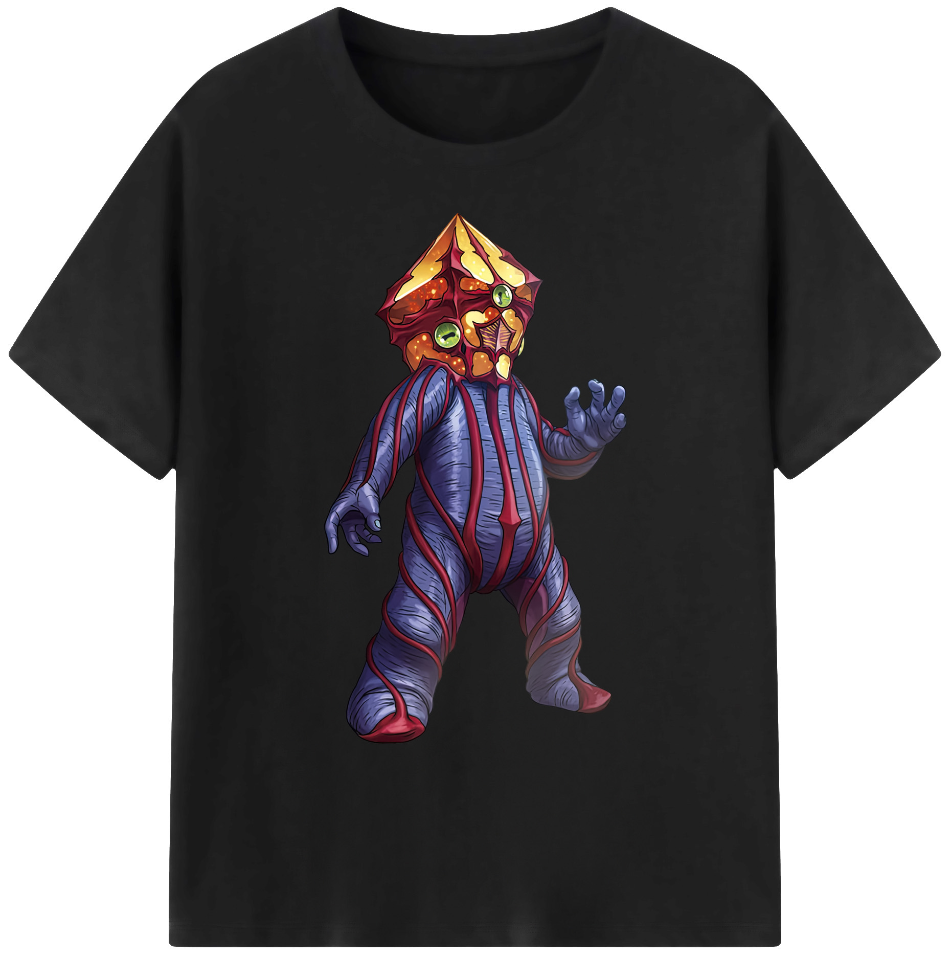 （画像用） ウルトラマン Ultraman 綿100％ メンズ半袖Tシャツ｜肌触りやわらか＆通気性