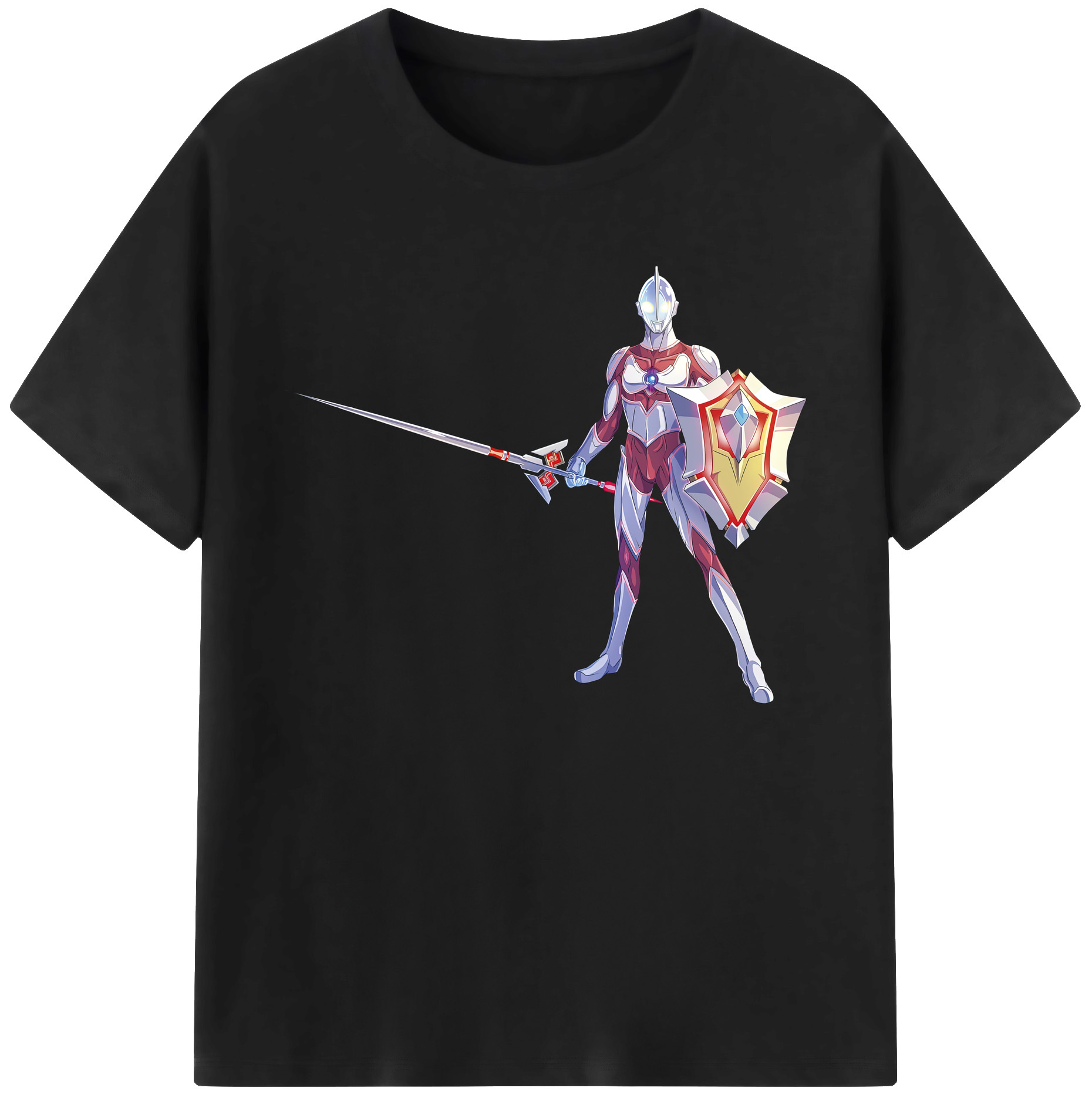 （画像用） ウルトラマン Ultraman 綿100％ メンズ半袖Tシャツ｜肌触りやわらか＆通気性