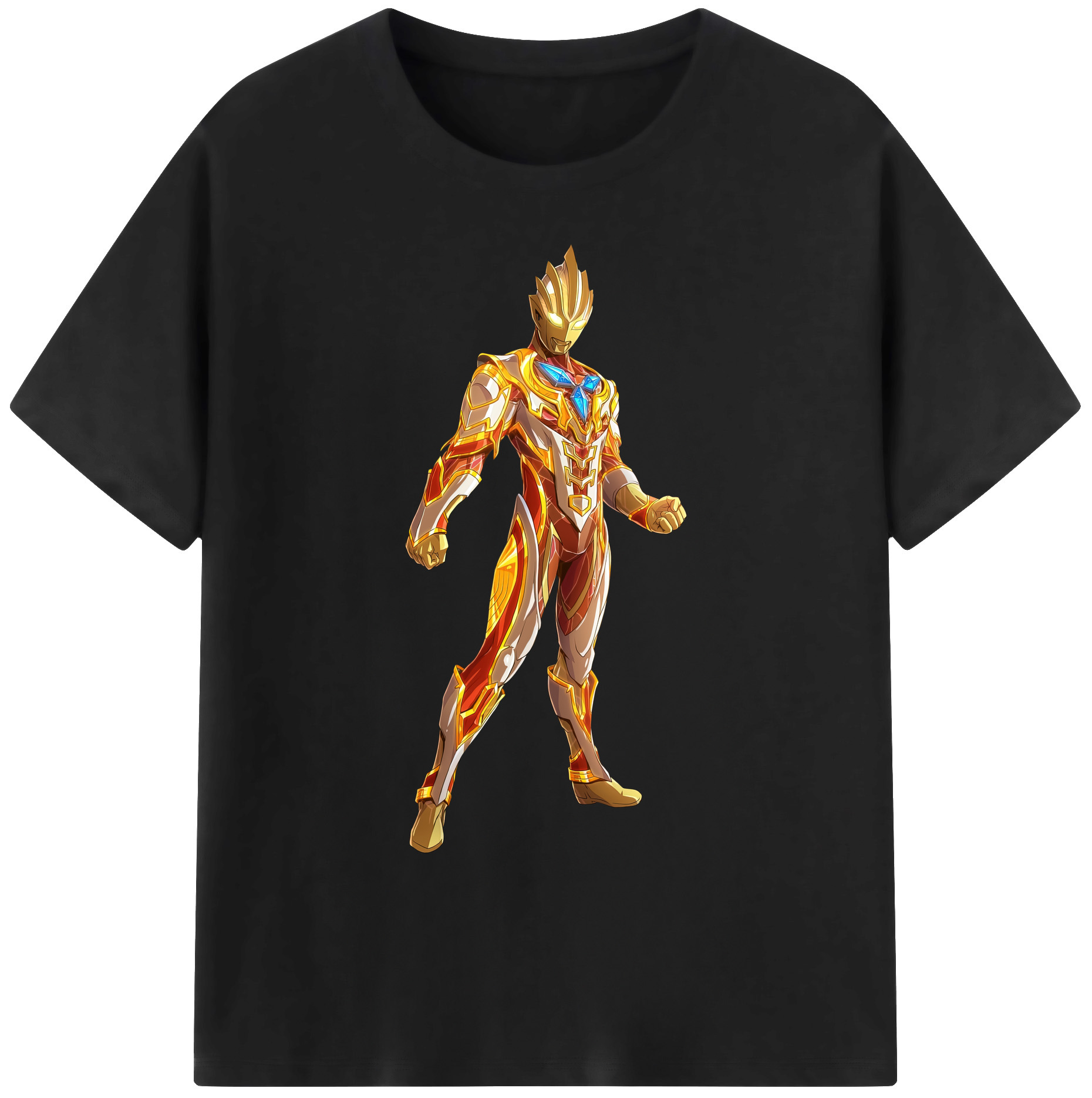 （画像用） ウルトラマン Ultraman 綿100％ メンズ半袖Tシャツ｜肌触りやわらか＆通気性