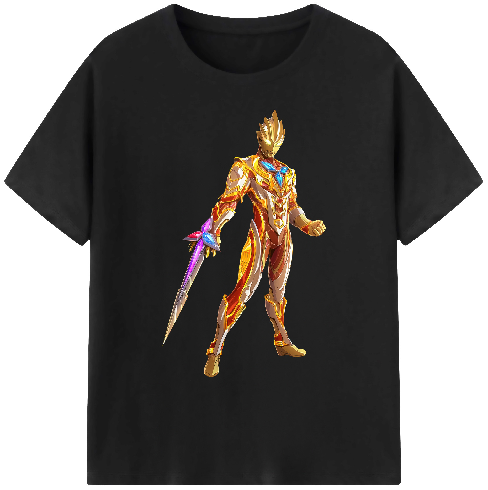 （画像用） ウルトラマン Ultraman 綿100％ メンズ半袖Tシャツ｜肌触りやわらか＆通気性