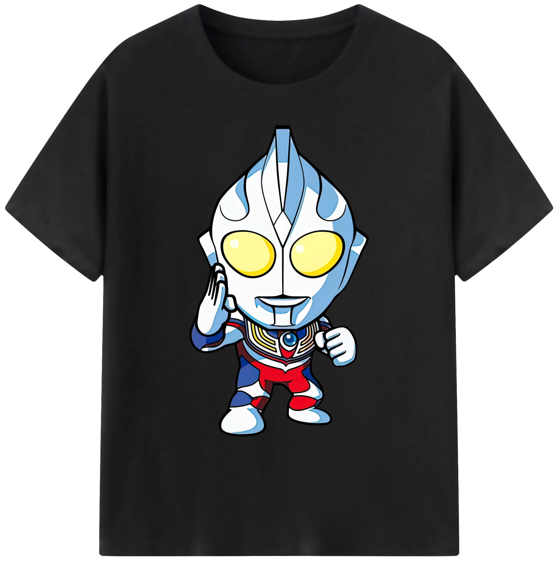 （画像用） ウルトラマン Ultraman 綿100％ メンズ半袖Tシャツ｜肌触りやわらか＆通気性