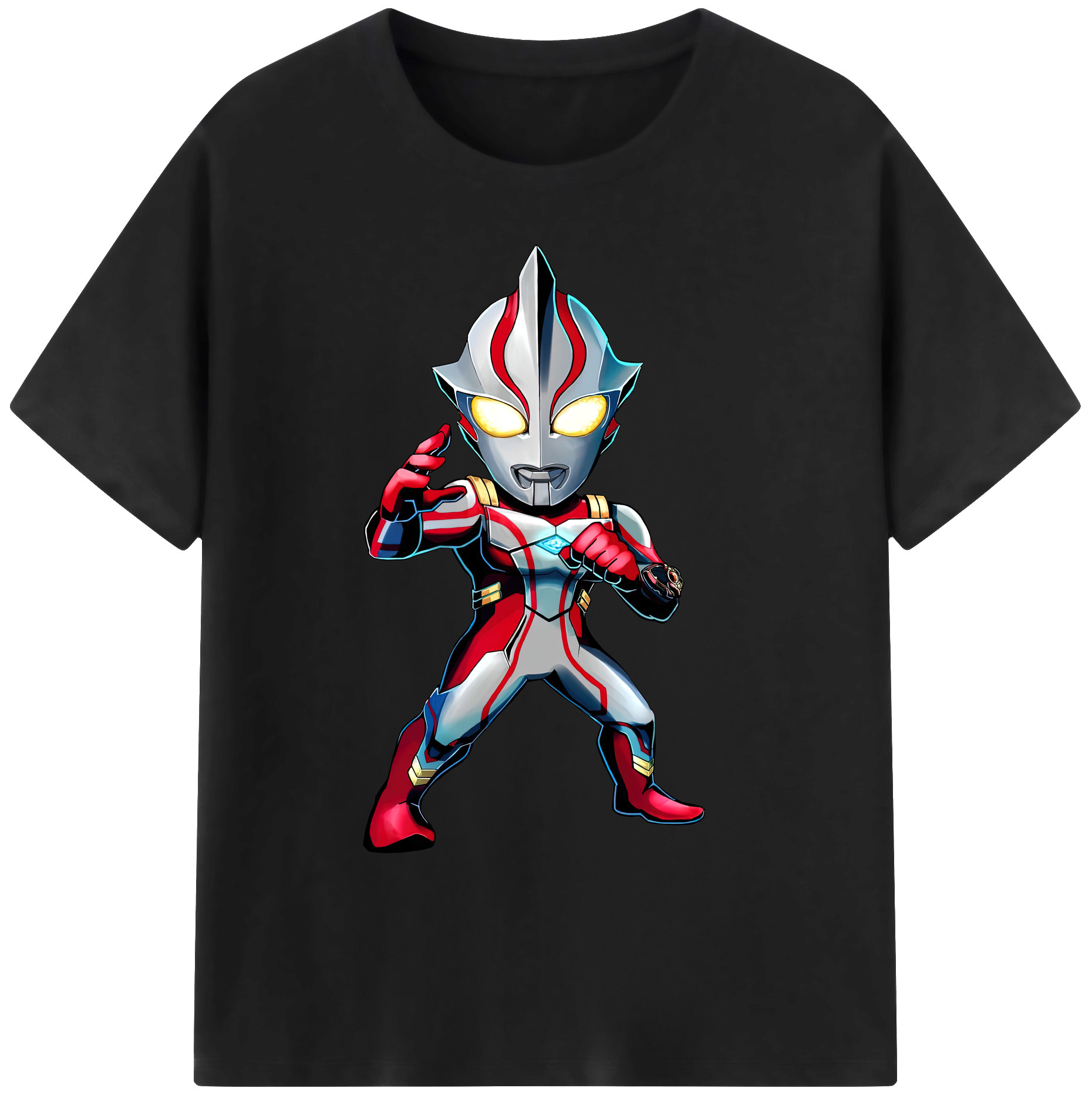 （画像用） ウルトラマン Ultraman 綿100％ メンズ半袖Tシャツ｜肌触りやわらか＆通気性