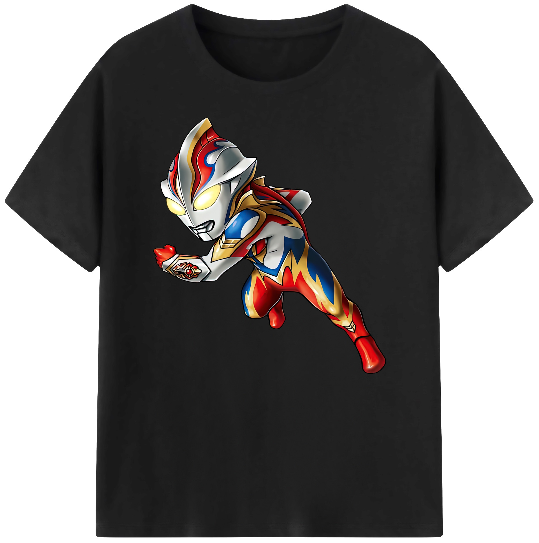 （画像用） ウルトラマン Ultraman 綿100％ メンズ半袖Tシャツ｜肌触りやわらか＆通気性