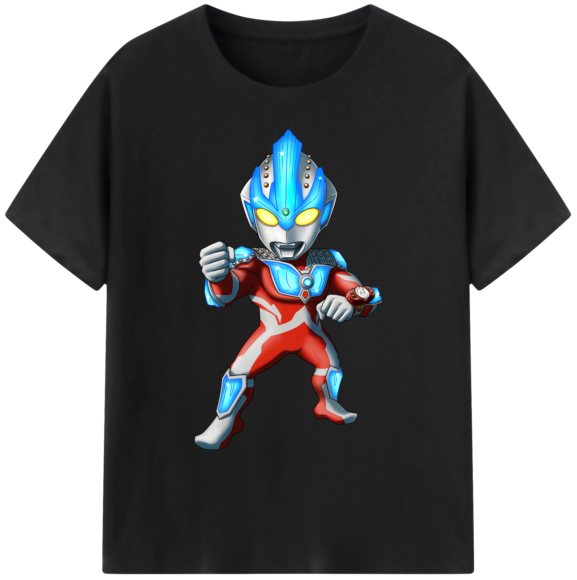 （画像用） ウルトラマン Ultraman 綿100％ メンズ半袖Tシャツ｜肌触りやわらか＆通気性