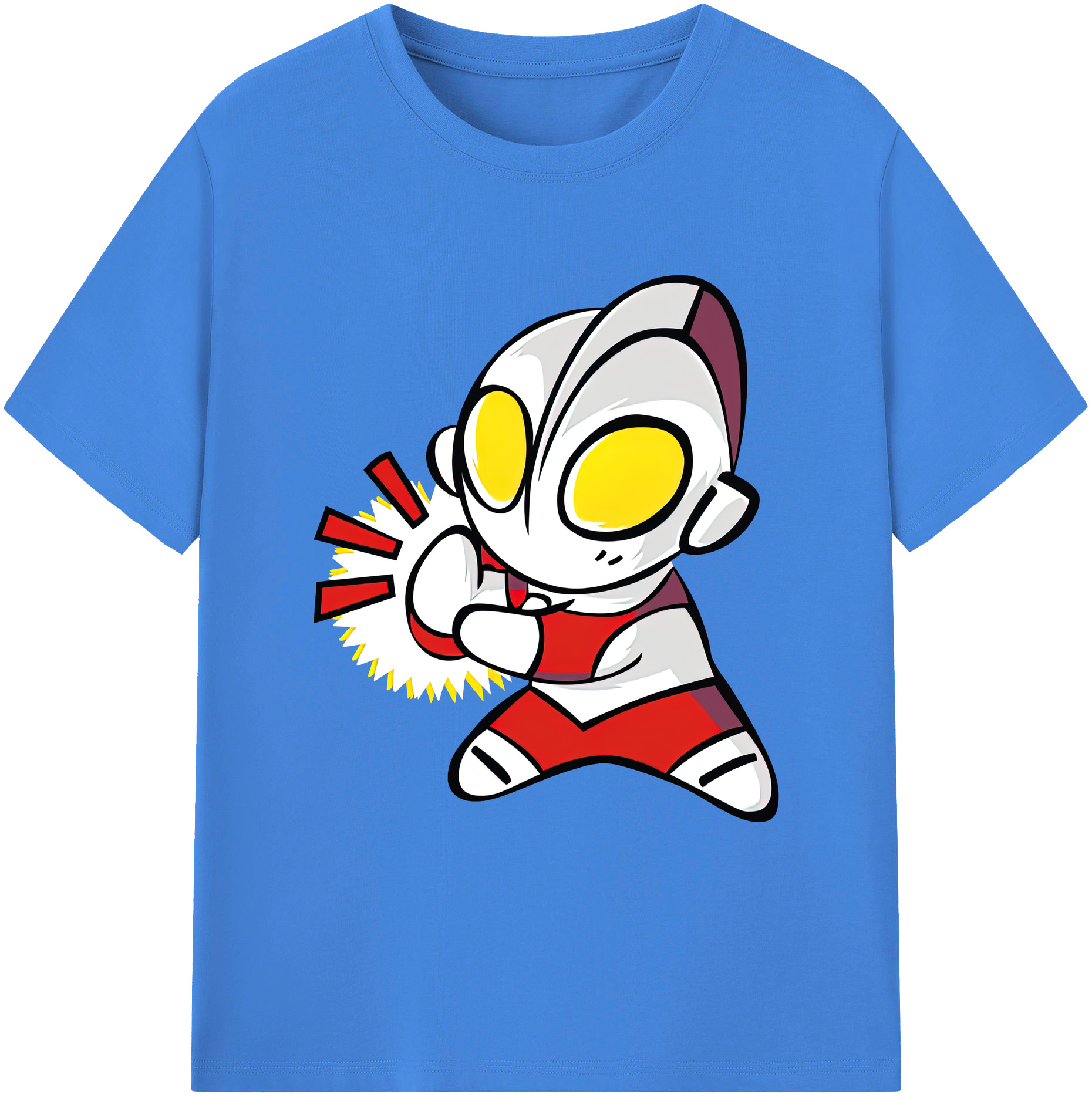 （画像用） ウルトラマン Ultraman 綿100％ メンズ半袖Tシャツ｜肌触りやわらか＆通気性