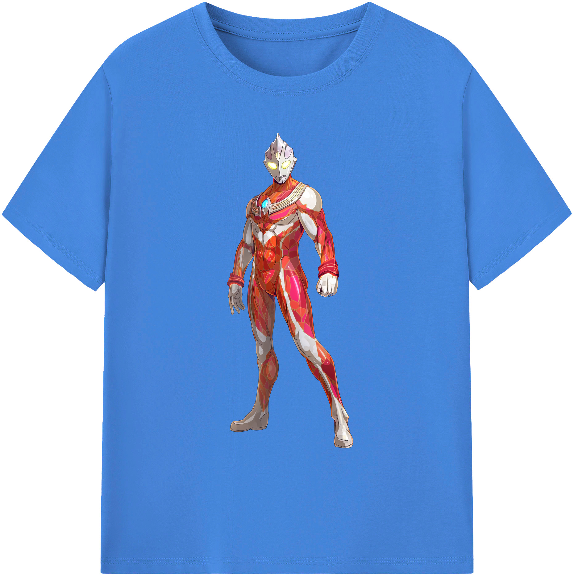 （画像用） ウルトラマン Ultraman 綿100％ メンズ半袖Tシャツ｜肌触りやわらか＆通気性