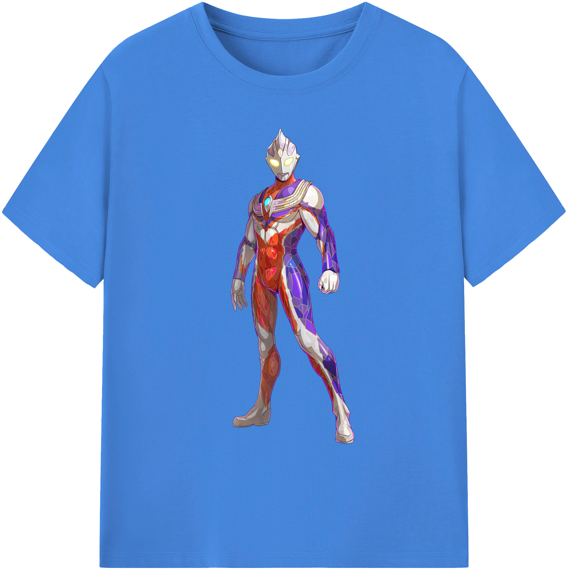 （画像用） ウルトラマン Ultraman 綿100％ メンズ半袖Tシャツ｜肌触りやわらか＆通気性