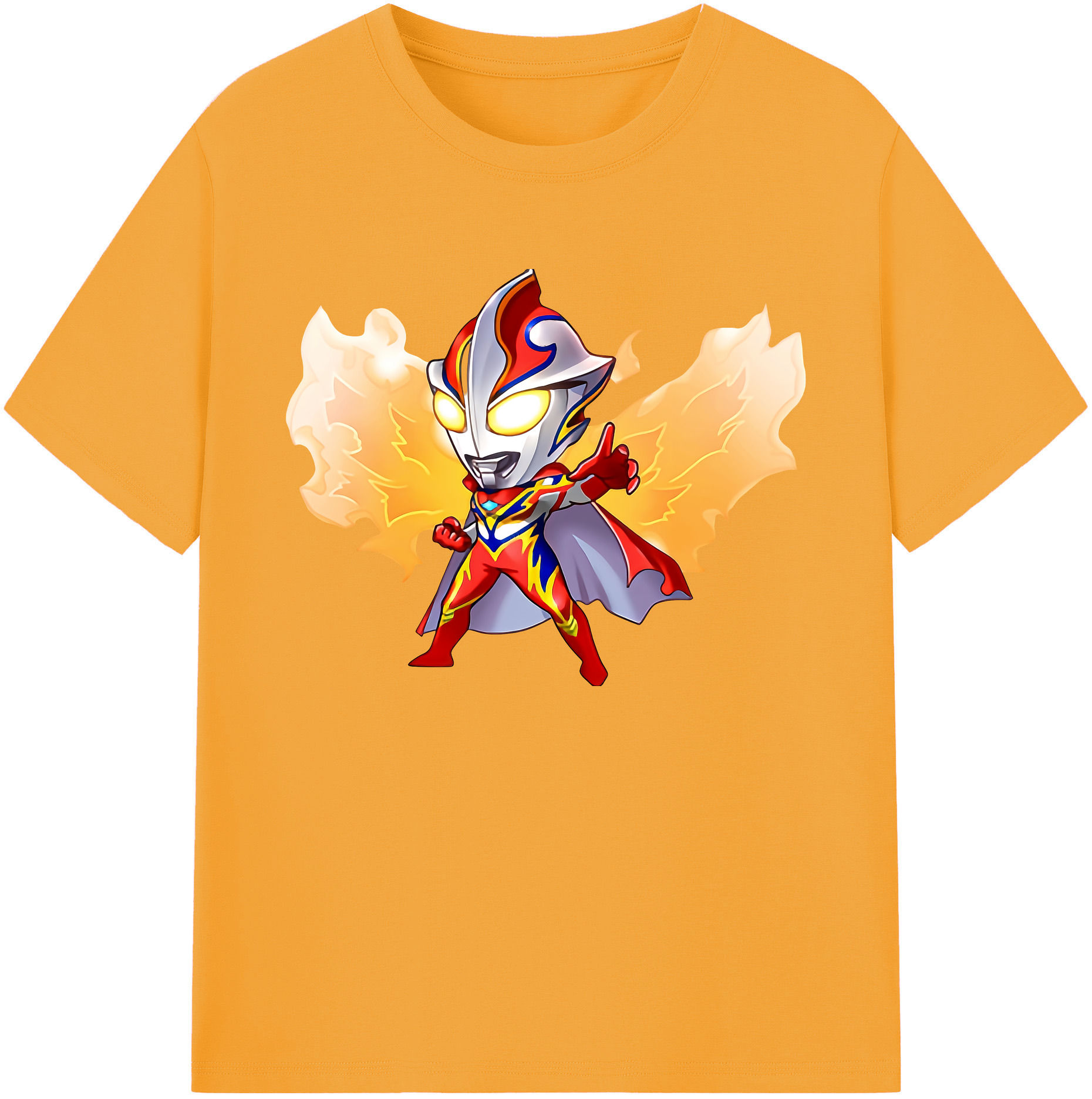 （画像用） ウルトラマン Ultraman 綿100％ メンズ半袖Tシャツ｜肌触りやわらか＆通気性