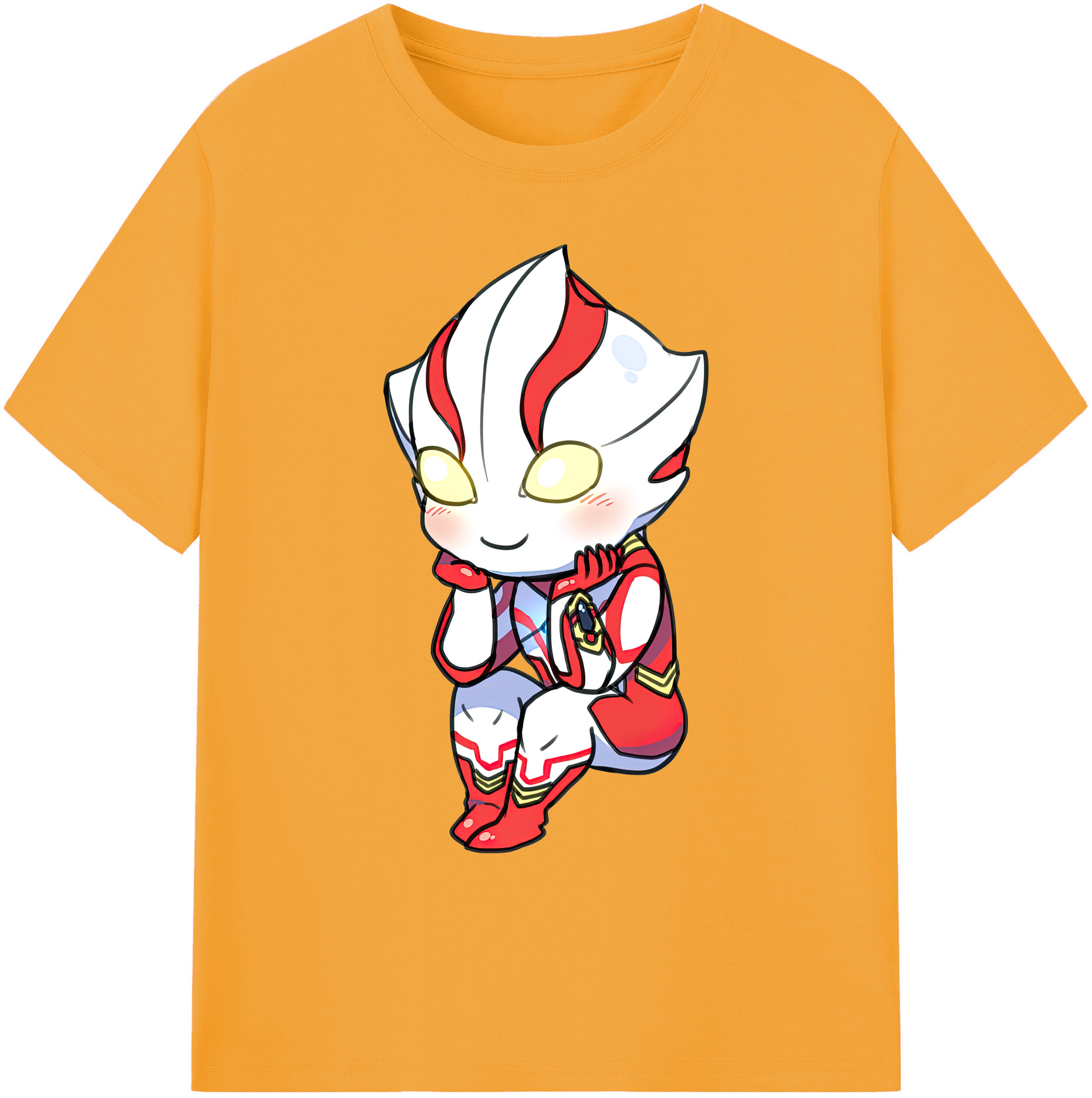 （画像用） ウルトラマン Ultraman 綿100％ メンズ半袖Tシャツ｜肌触りやわらか＆通気性