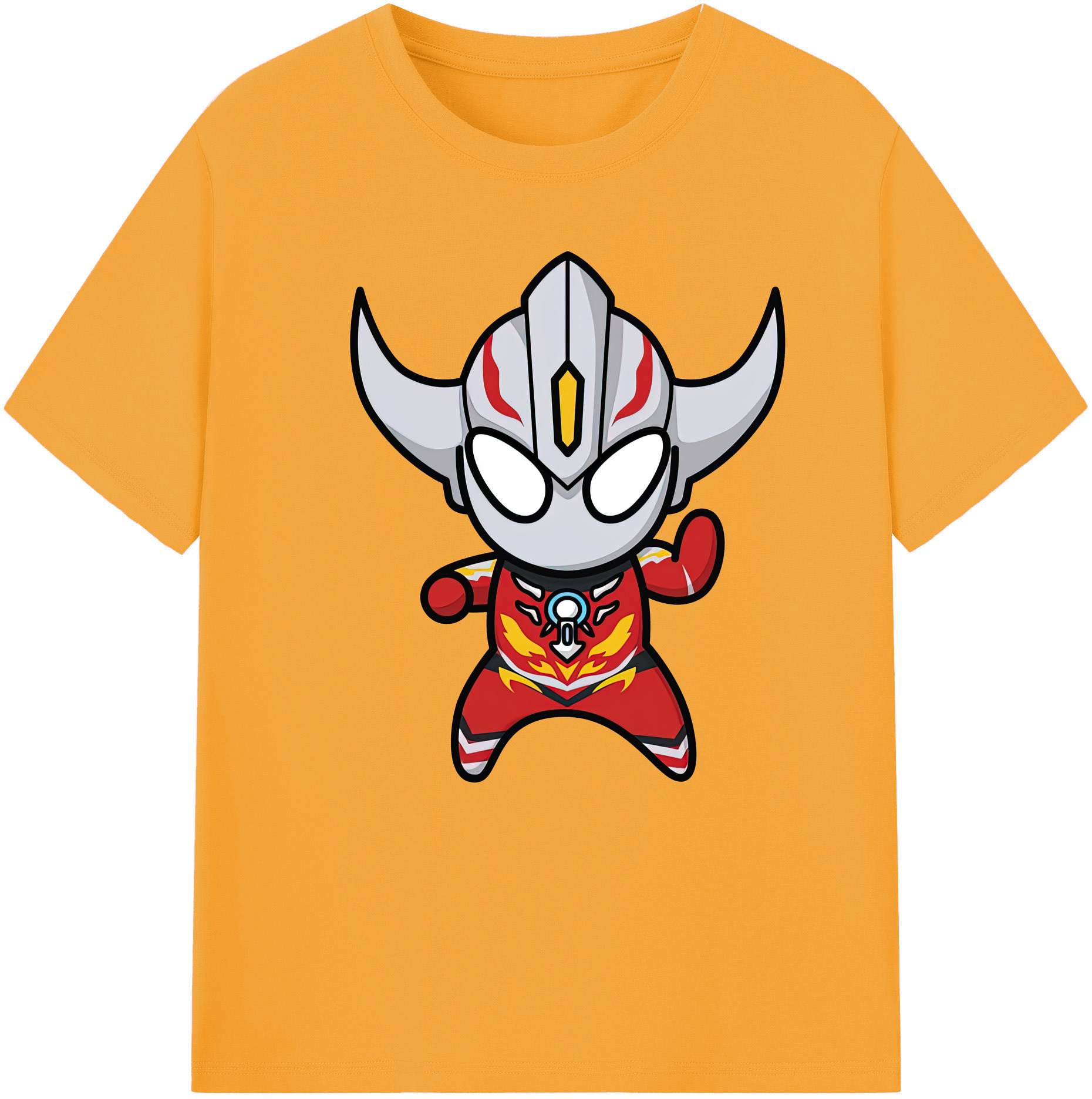 （画像用） ウルトラマン Ultraman 綿100％ メンズ半袖Tシャツ｜肌触りやわらか＆通気性