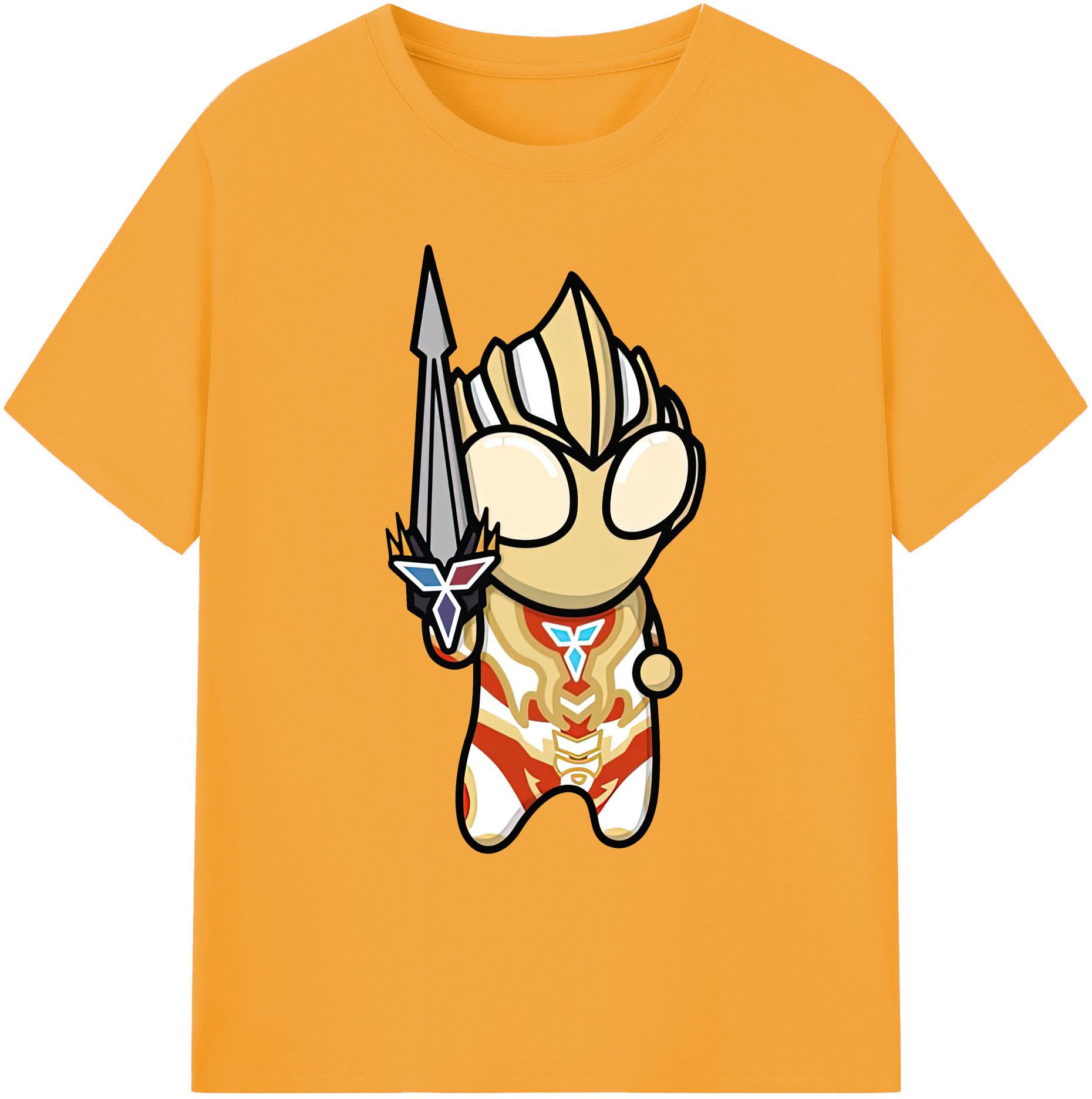 （画像用） ウルトラマン Ultraman 綿100％ メンズ半袖Tシャツ｜肌触りやわらか＆通気性