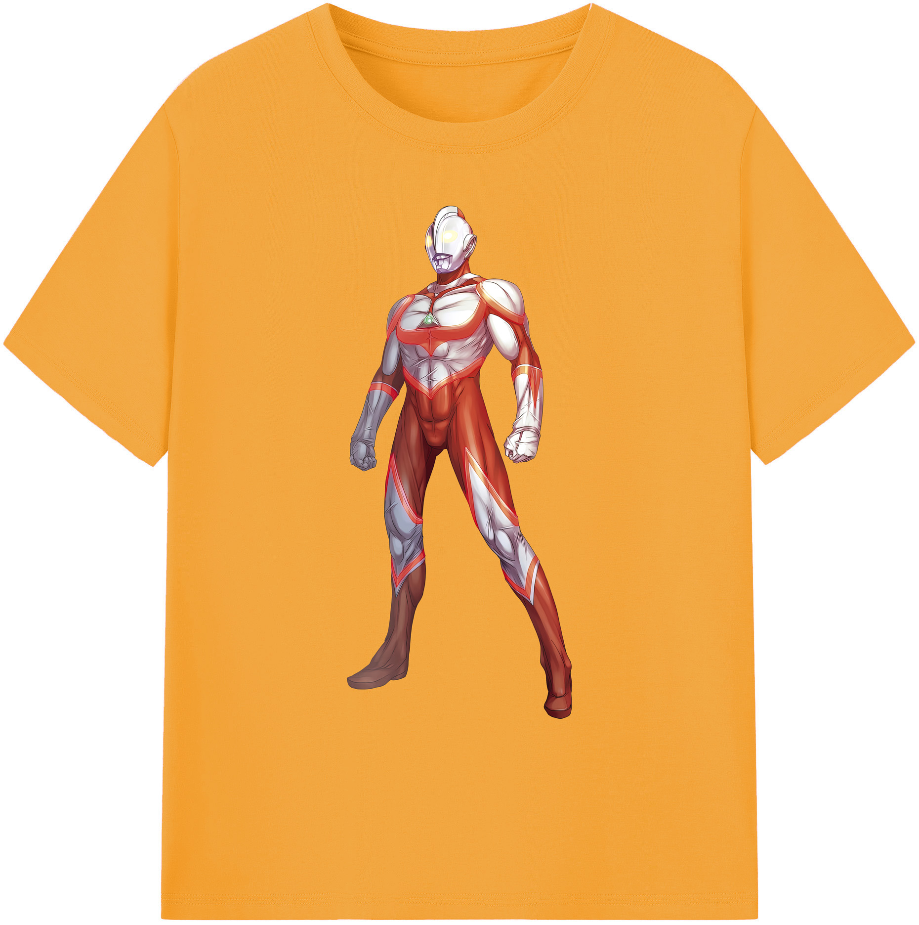 （画像用） ウルトラマン Ultraman 綿100％ メンズ半袖Tシャツ｜肌触りやわらか＆通気性