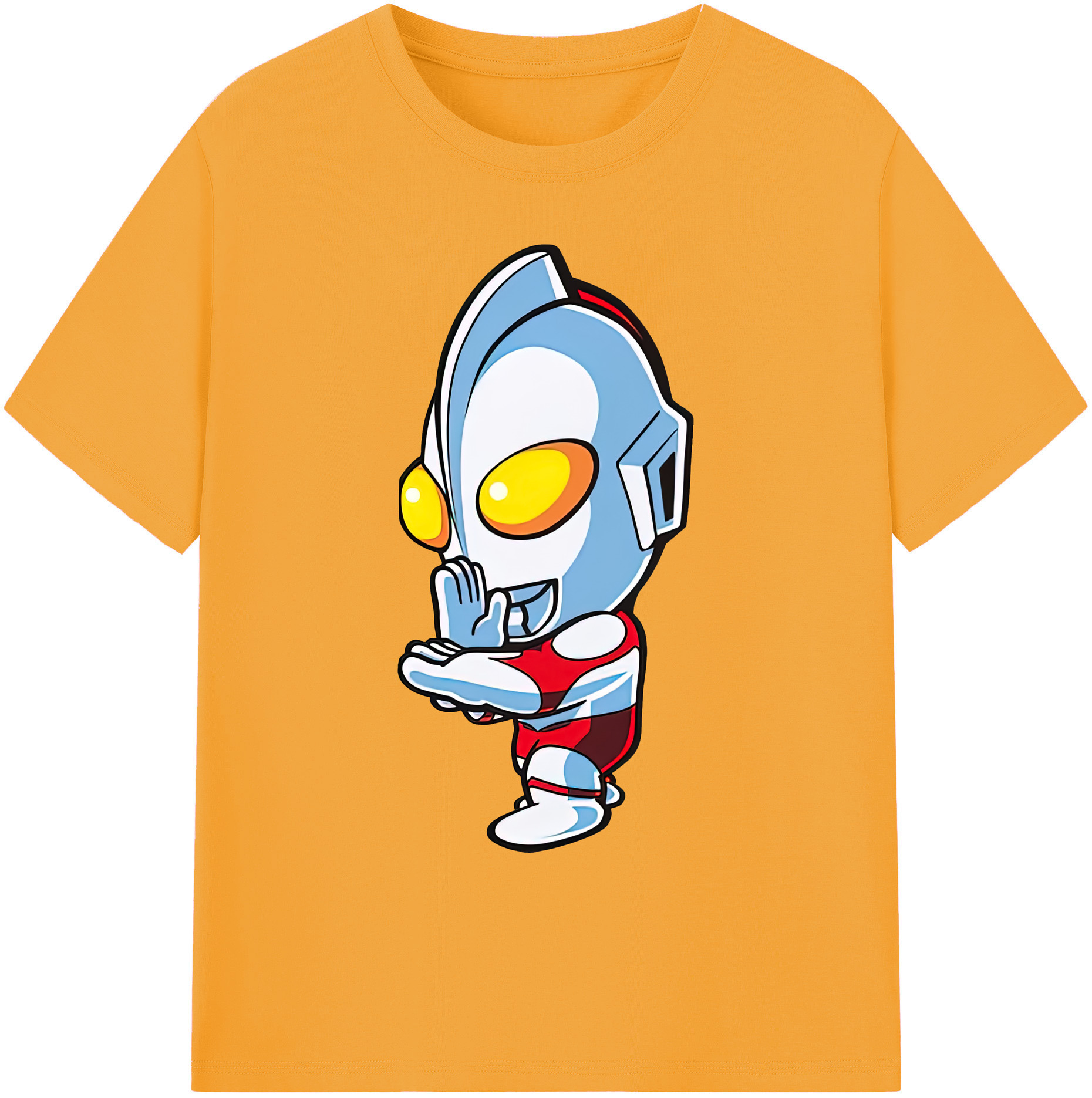 （画像用） ウルトラマン Ultraman 綿100％ メンズ半袖Tシャツ｜肌触りやわらか＆通気性