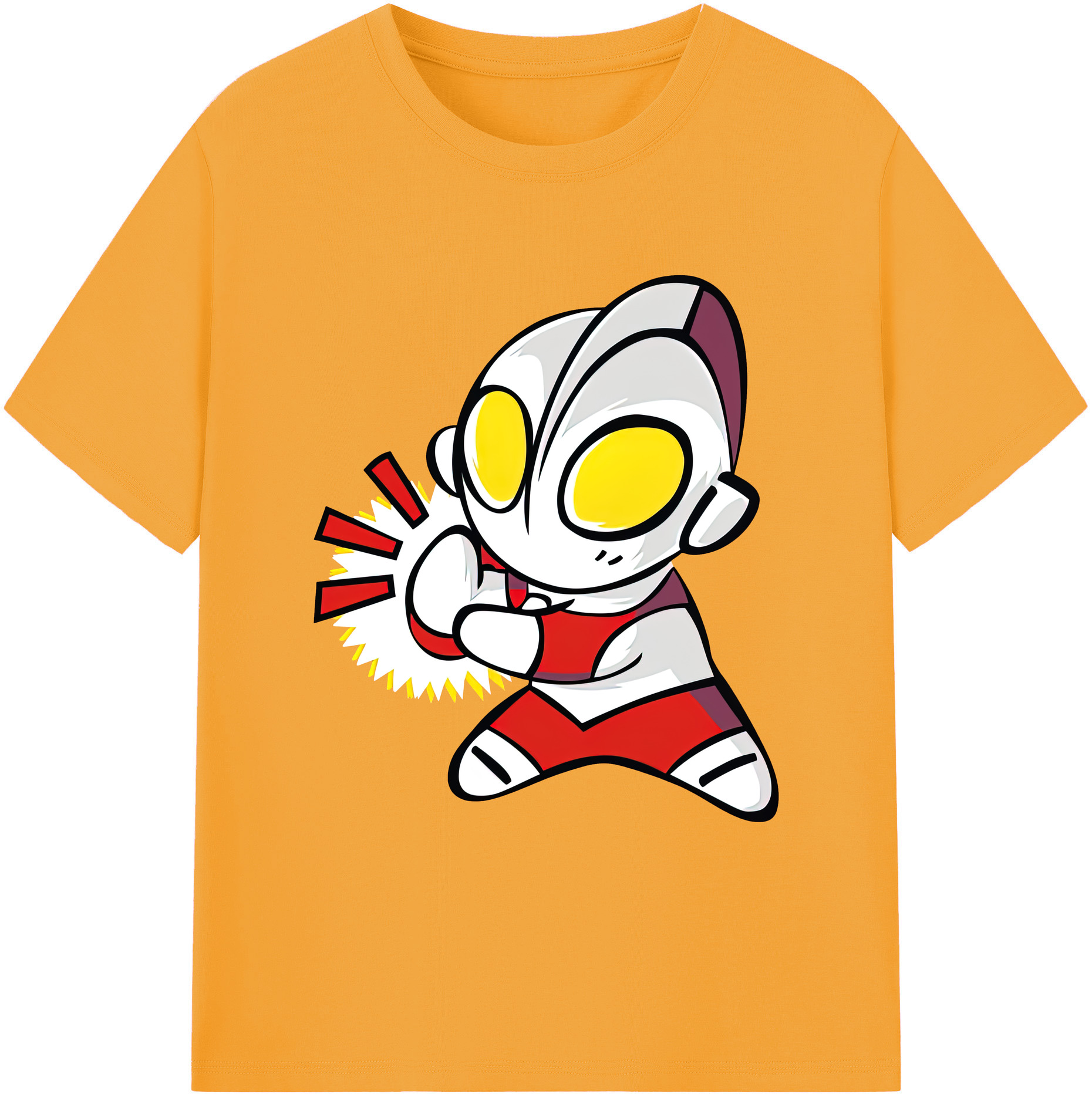 （画像用） ウルトラマン Ultraman 綿100％ メンズ半袖Tシャツ｜肌触りやわらか＆通気性