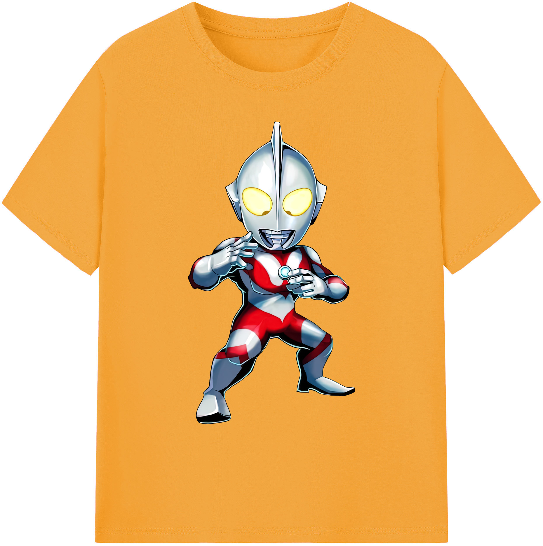 （画像用） ウルトラマン Ultraman 綿100％ メンズ半袖Tシャツ｜肌触りやわらか＆通気性