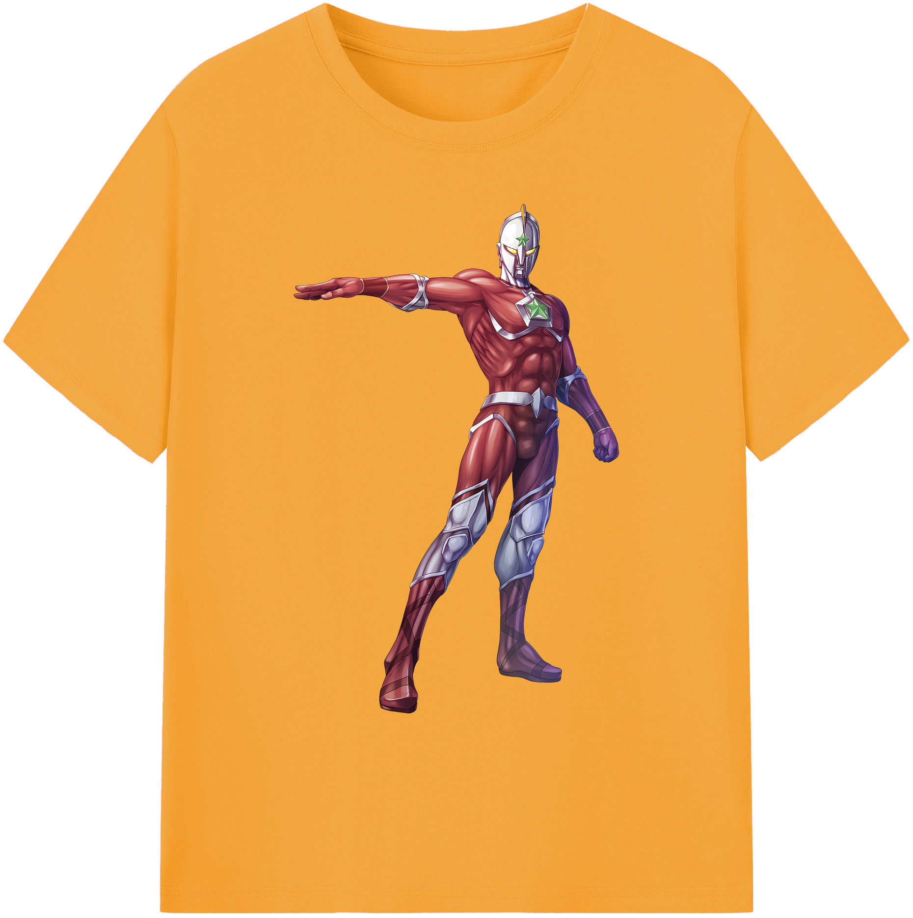 （画像用） ウルトラマン Ultraman 綿100％ メンズ半袖Tシャツ｜肌触りやわらか＆通気性