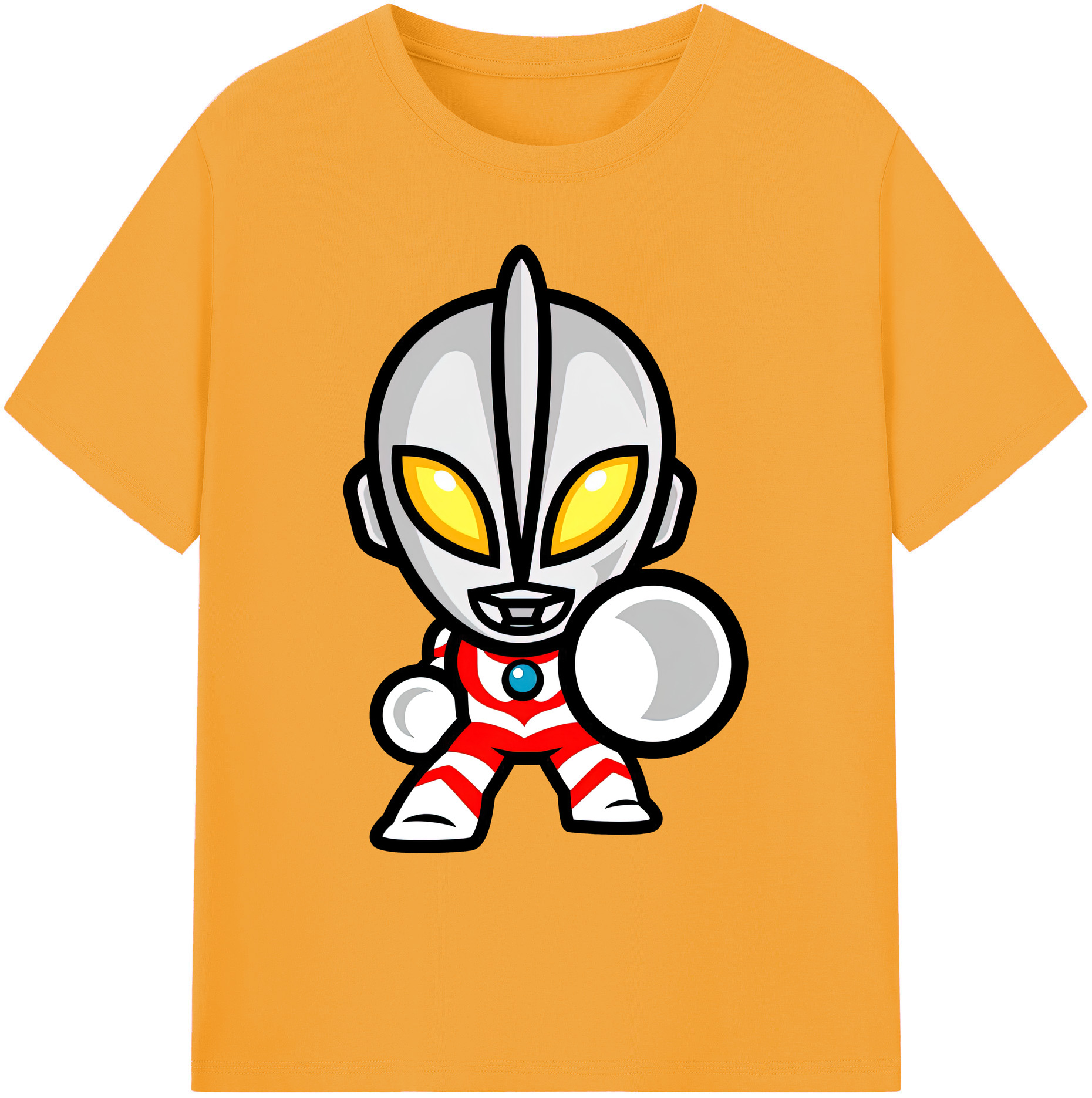 （画像用） ウルトラマン Ultraman 綿100％ メンズ半袖Tシャツ｜肌触りやわらか＆通気性