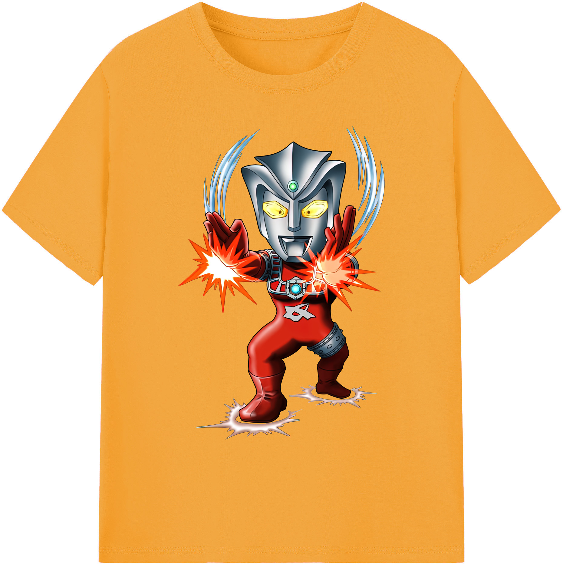 （画像用） ウルトラマン Ultraman 綿100％ メンズ半袖Tシャツ｜肌触りやわらか＆通気性