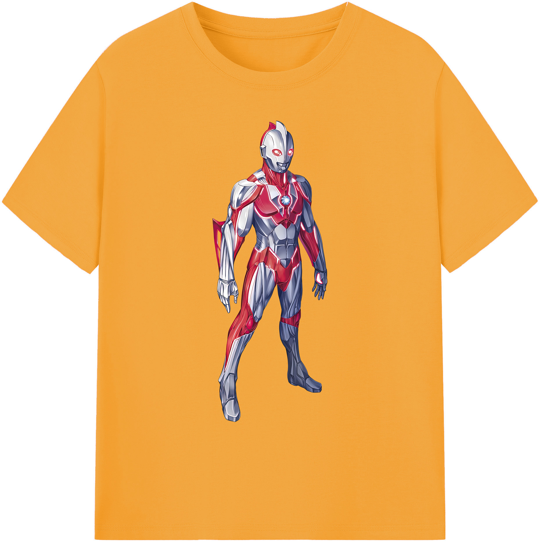 （画像用） ウルトラマン Ultraman 綿100％ メンズ半袖Tシャツ｜肌触りやわらか＆通気性