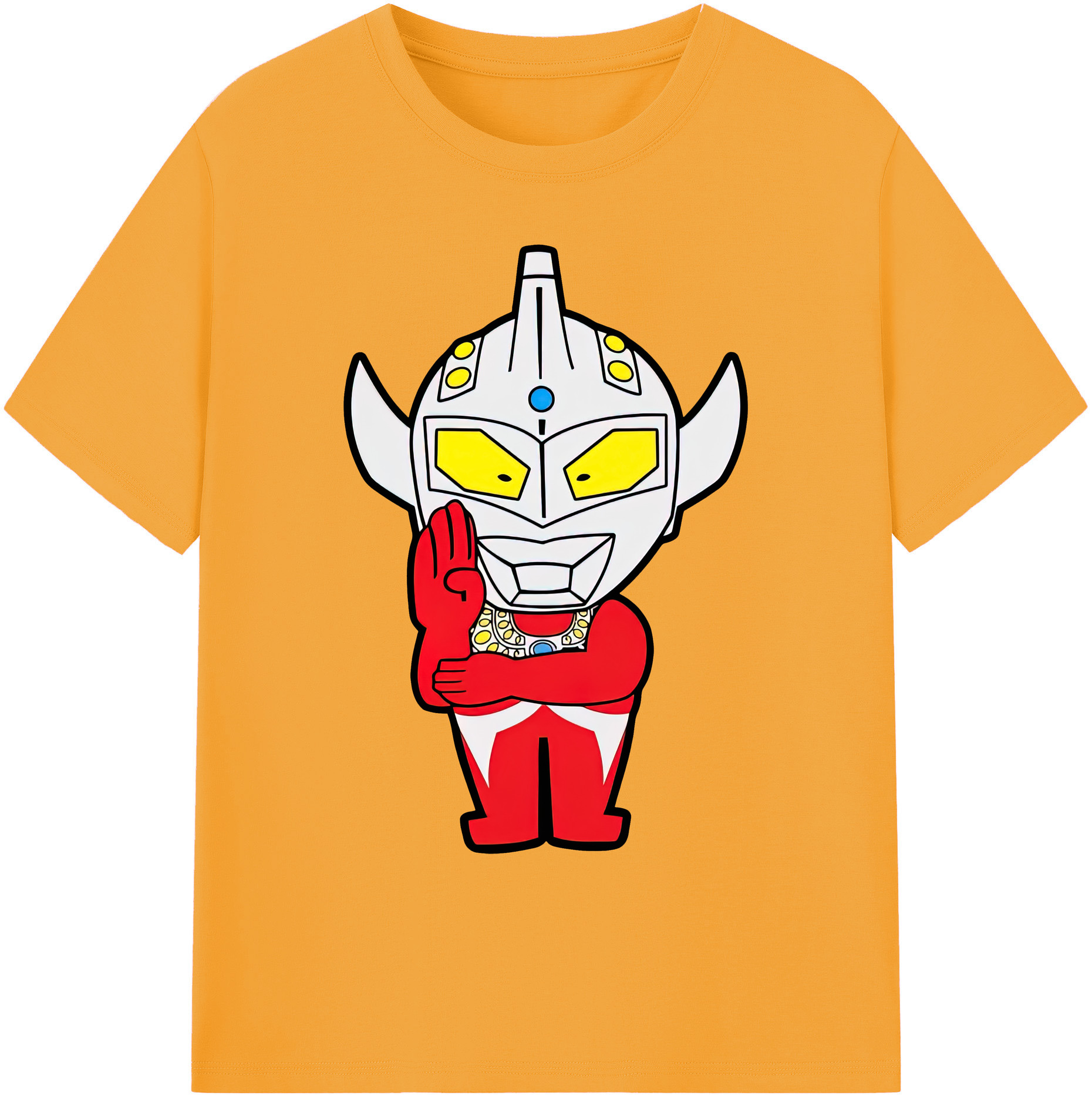 （画像用） ウルトラマン Ultraman 綿100％ メンズ半袖Tシャツ｜肌触りやわらか＆通気性