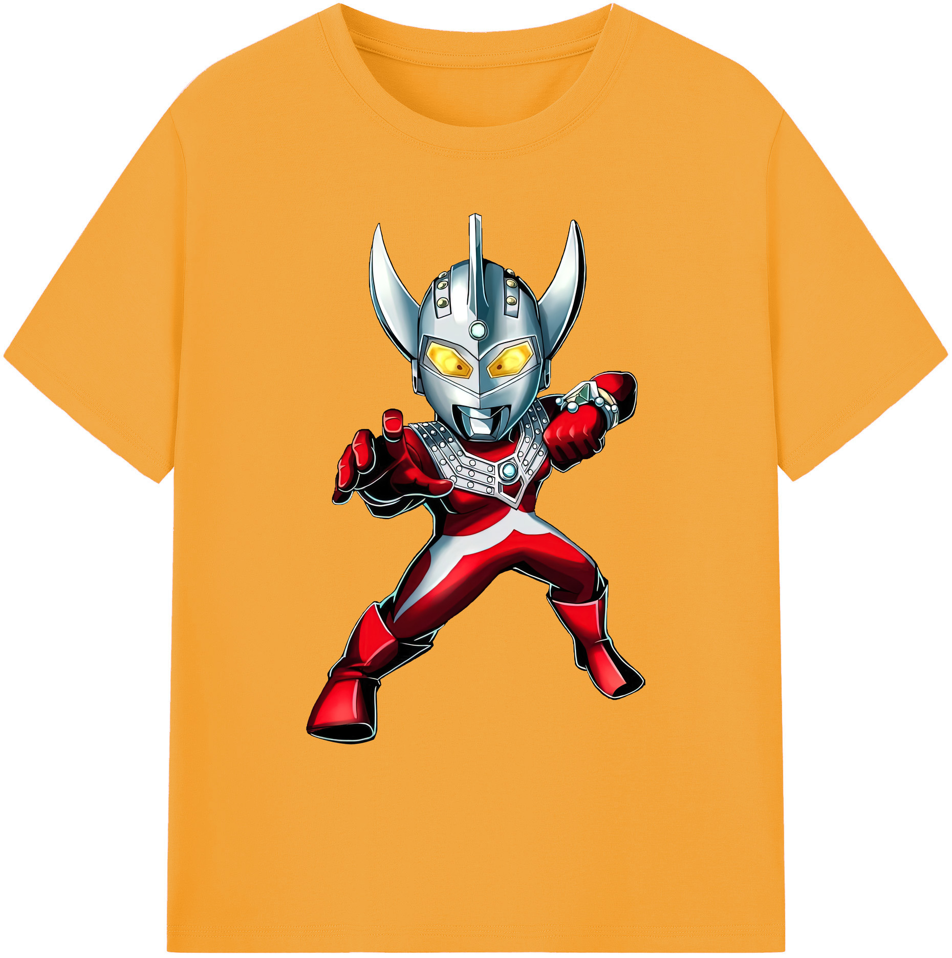 （画像用） ウルトラマン Ultraman 綿100％ メンズ半袖Tシャツ｜肌触りやわらか＆通気性