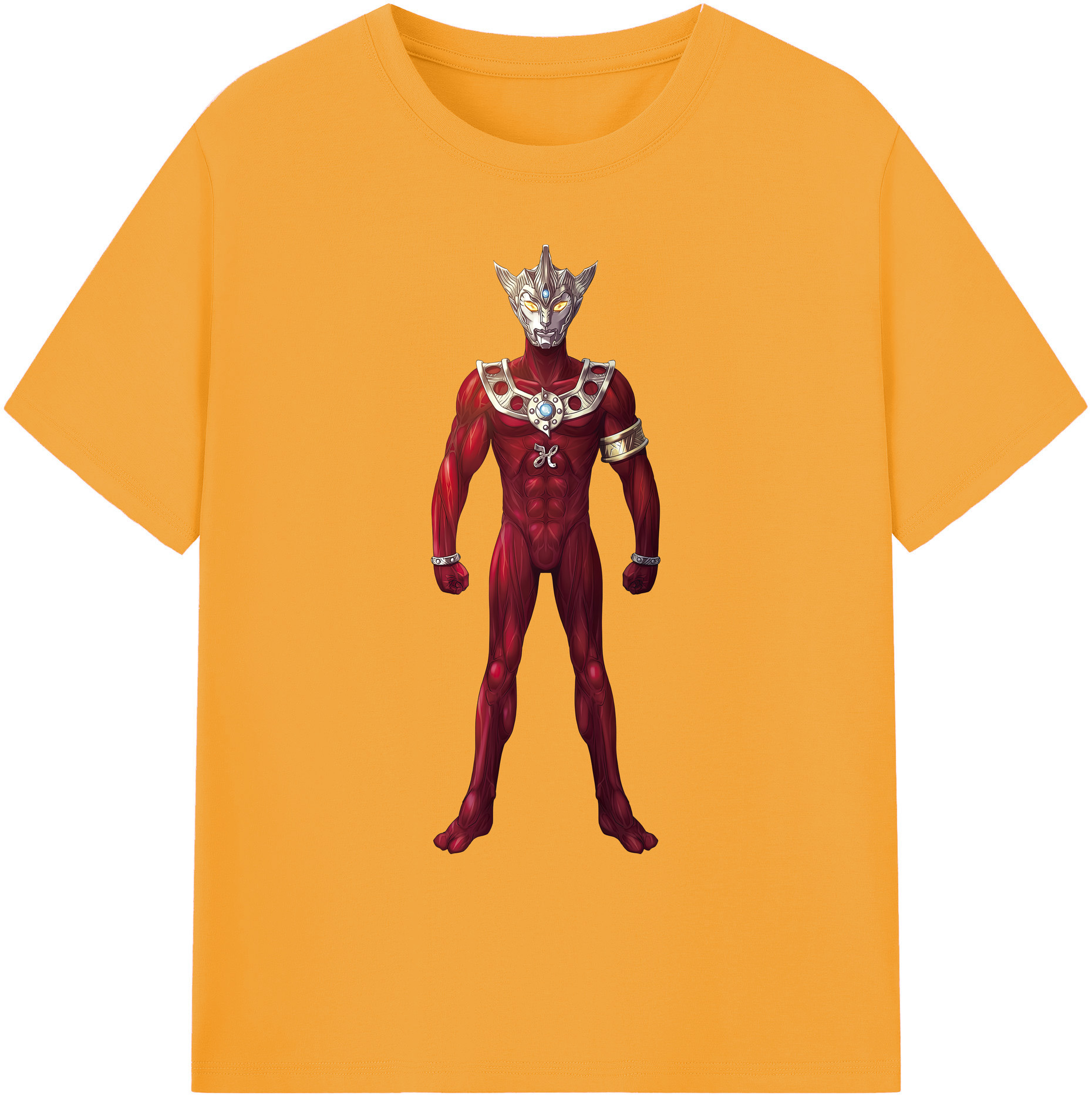 （画像用） ウルトラマン Ultraman 綿100％ メンズ半袖Tシャツ｜肌触りやわらか＆通気性