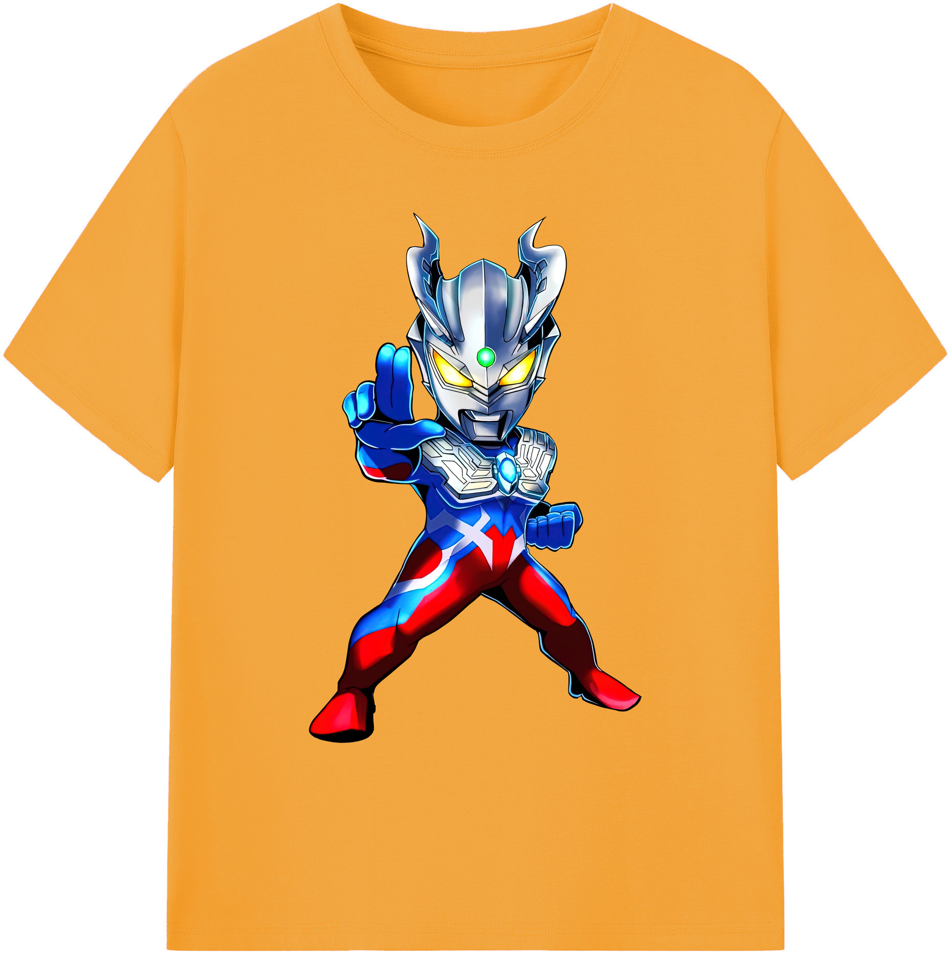 （画像用） ウルトラマン Ultraman 綿100％ メンズ半袖Tシャツ｜肌触りやわらか＆通気性