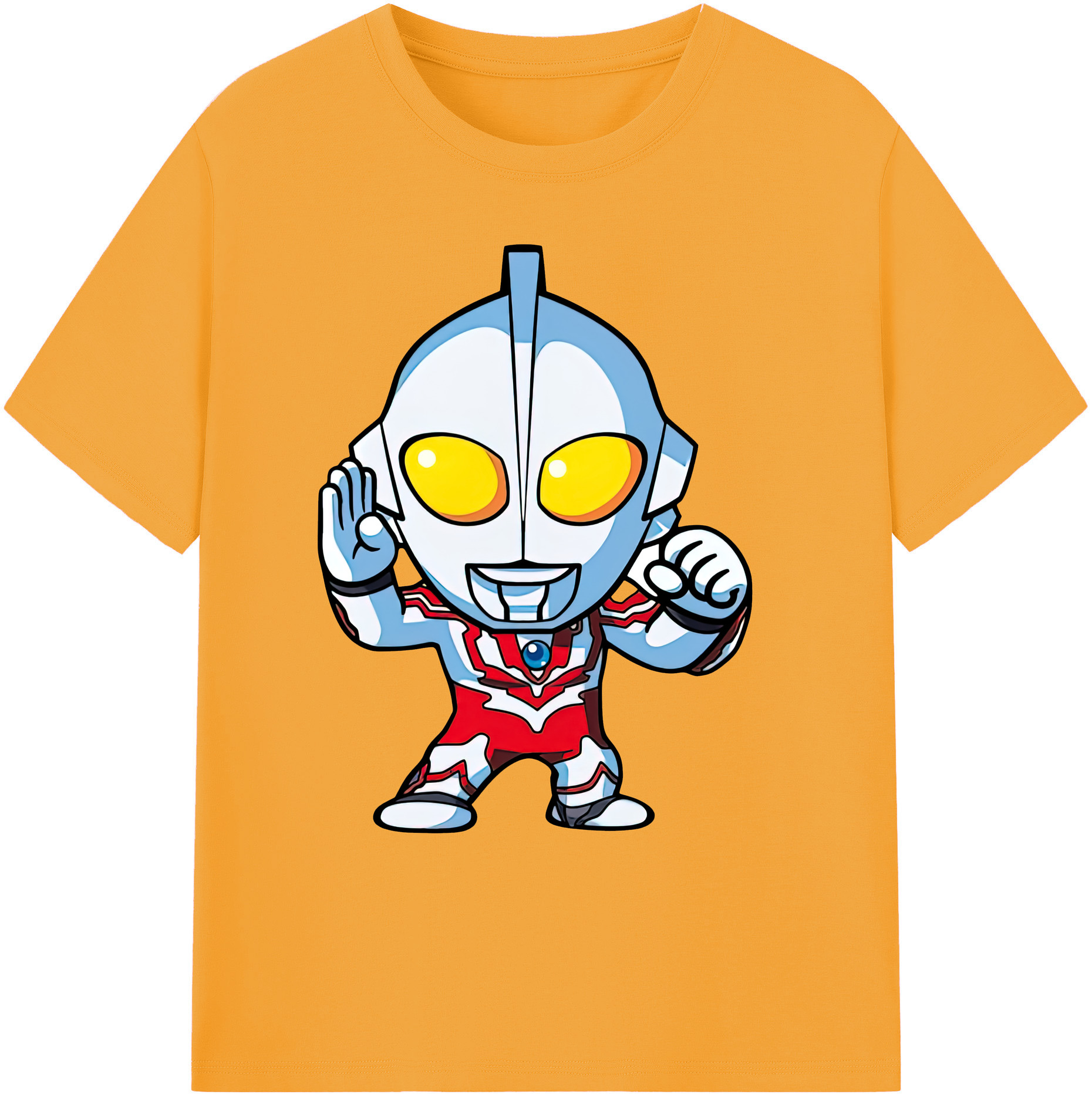 （画像用） ウルトラマン Ultraman 綿100％ メンズ半袖Tシャツ｜肌触りやわらか＆通気性