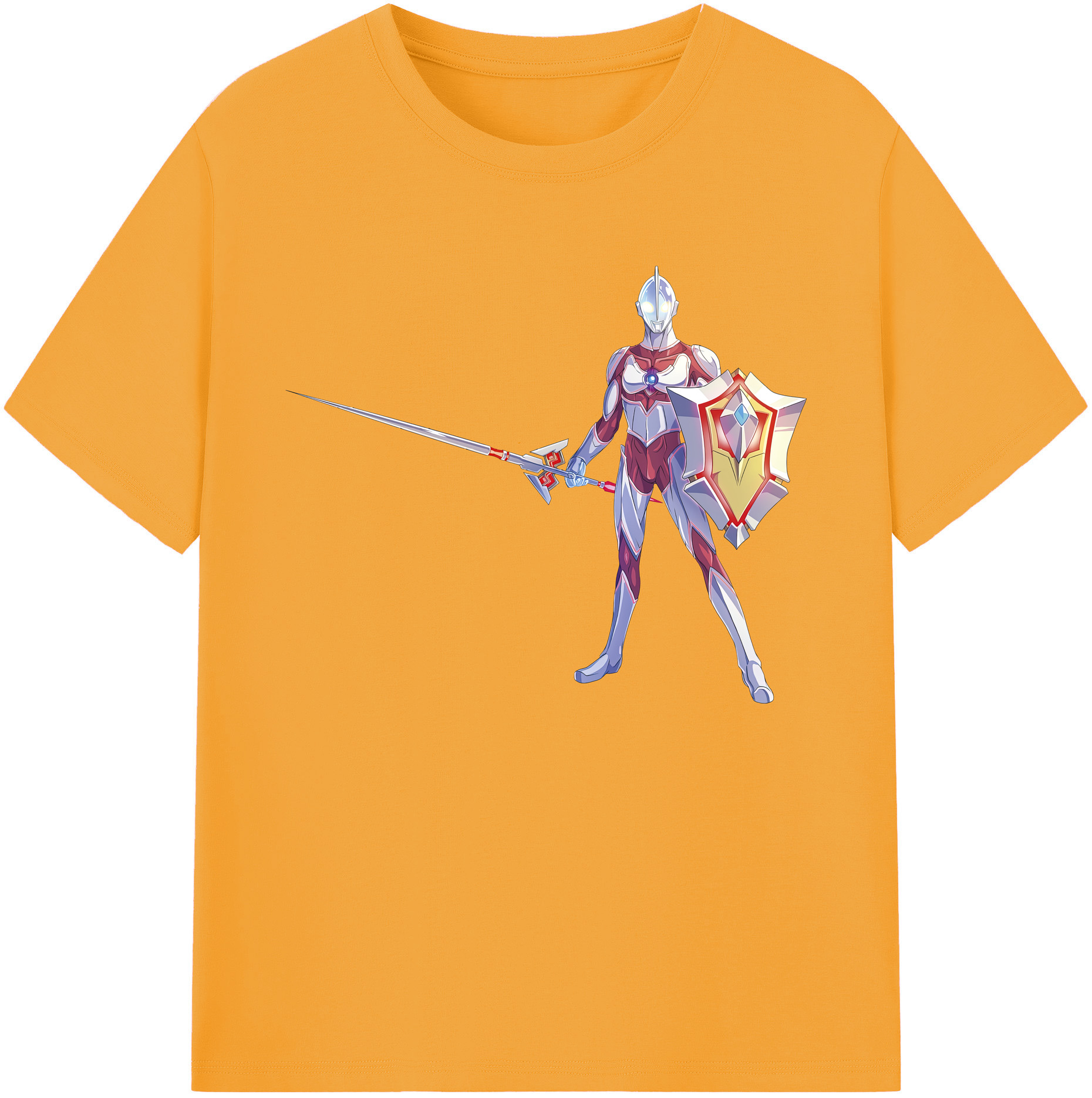 （画像用） ウルトラマン Ultraman 綿100％ メンズ半袖Tシャツ｜肌触りやわらか＆通気性