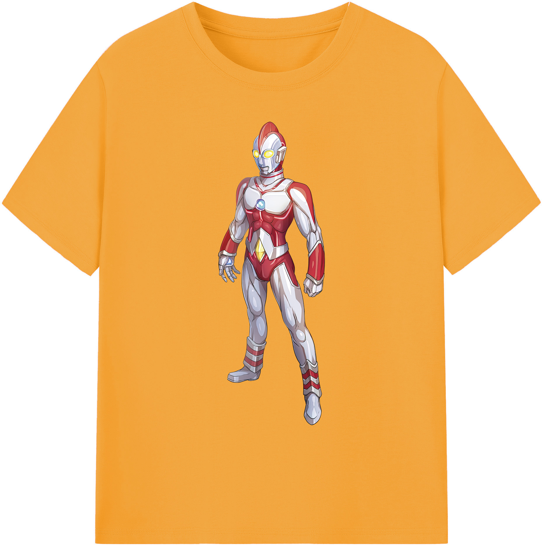 （画像用） ウルトラマン Ultraman 綿100％ メンズ半袖Tシャツ｜肌触りやわらか＆通気性