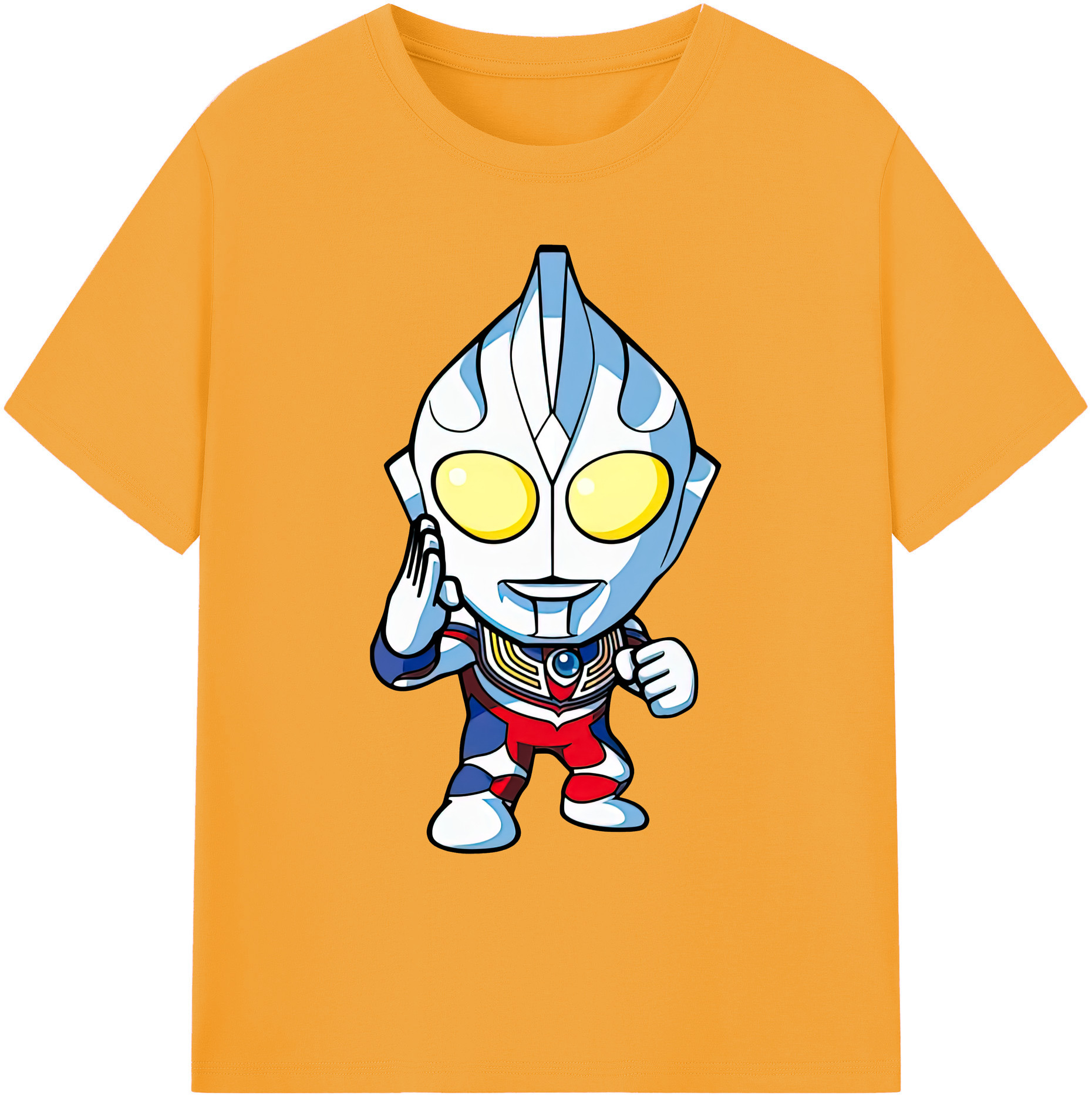 （画像用） ウルトラマン Ultraman 綿100％ メンズ半袖Tシャツ｜肌触りやわらか＆通気性